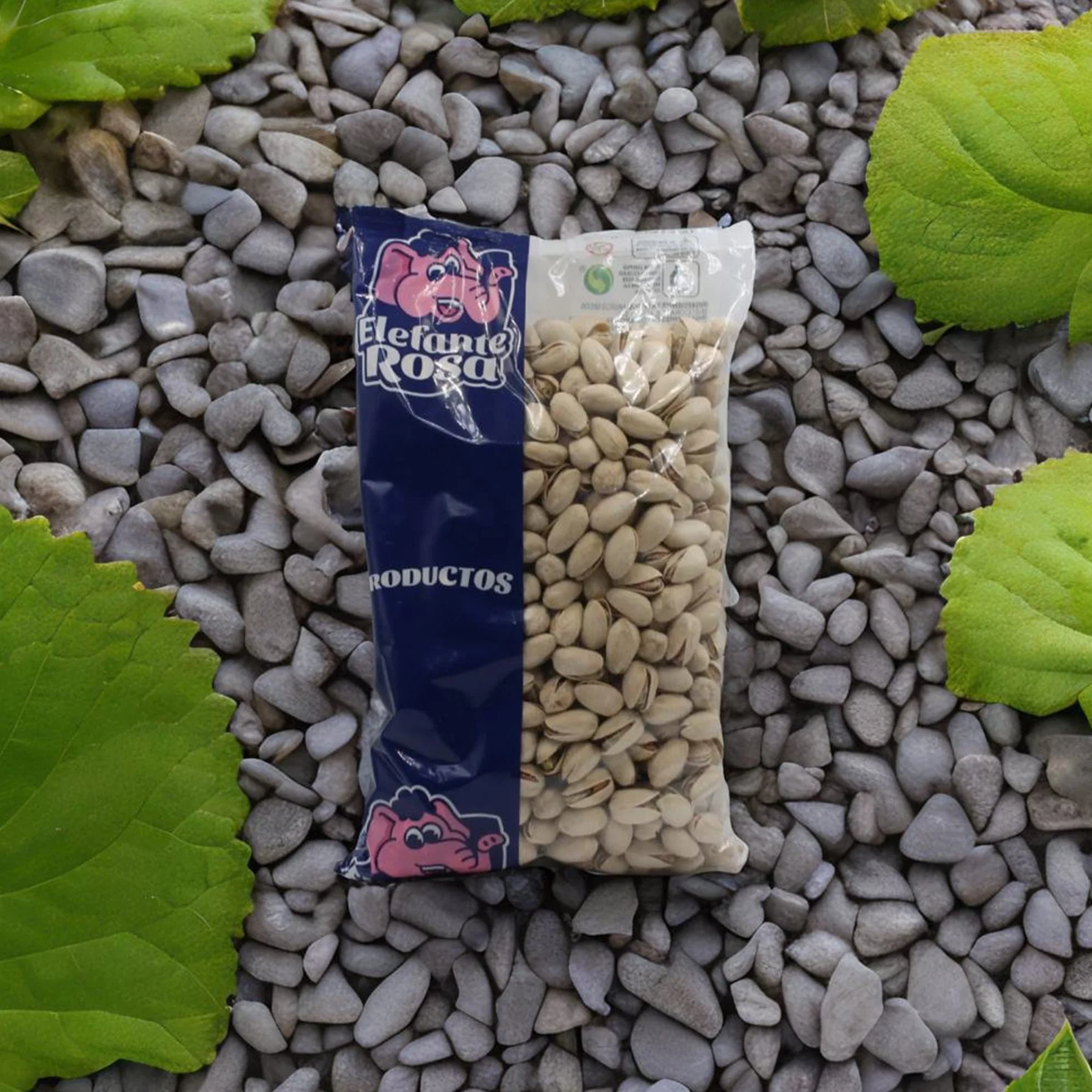 Pistachos Tostados con Sal Bolsa de 1 Kg - Elaborados por El Elefante Rosa Frutos Secos - Snack Saludable - Aperitivo Alto en Proteínas y Fibra - Ideal para Dietas Equilibradas - Pistachos Naturales