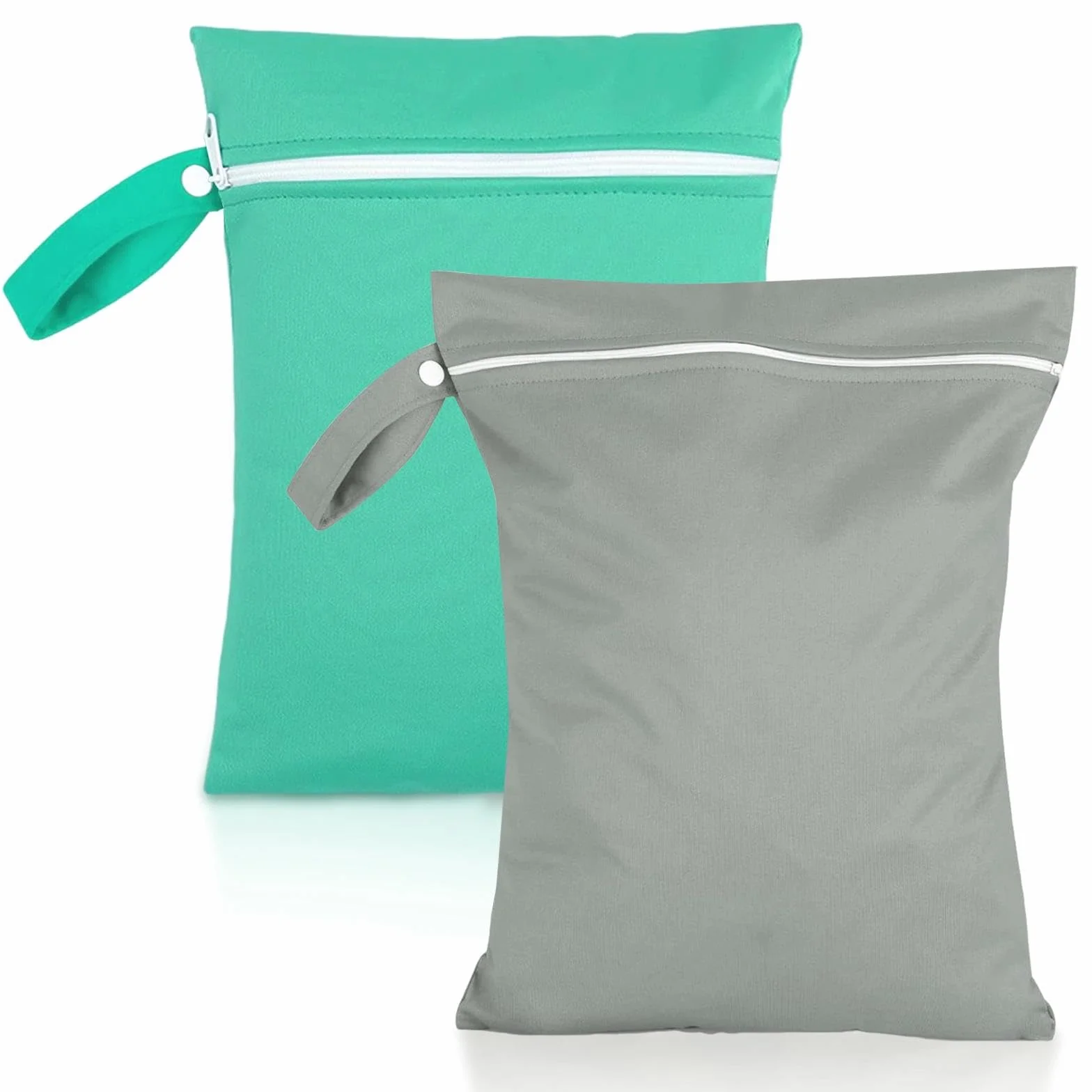 Bolsas Húmeda Seca 40x30 cm Impermeable Reutilizable con Cremallera y Asa para Hogar Natación Viaje