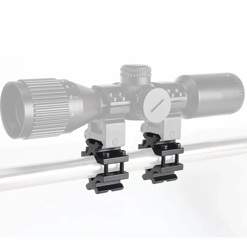 ACEXIER Tactical Universal 20mm Picatinny Weaver Barrel Ring Mount Adapter for Rifle Scope Flashlight