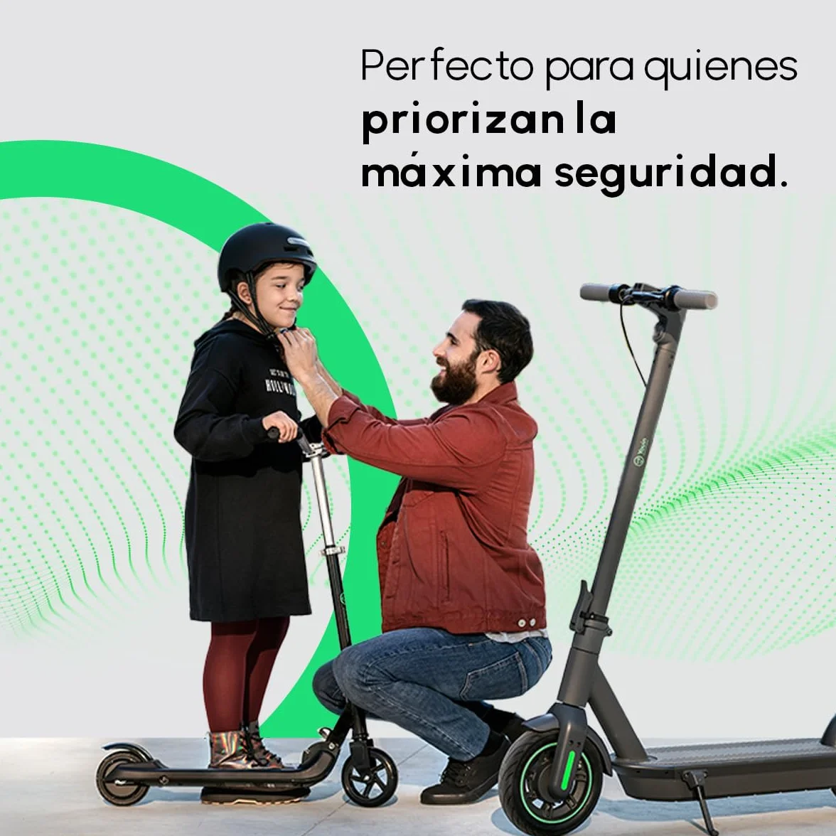 Youin Casco Homologado LED Frontal y Trasera Negro Talla M 52-58cm Protección Visibilidad Patinetes Bicicletas
