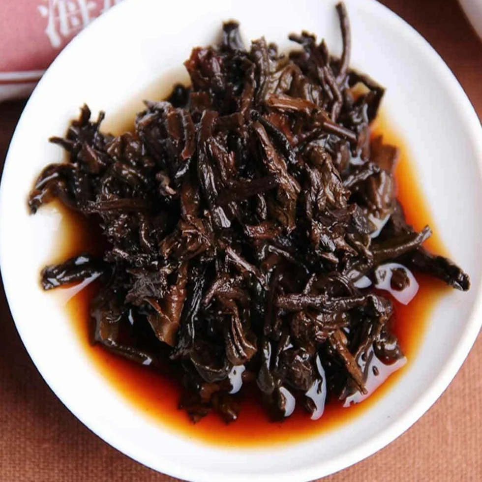 Lao Tong Zhi Viejo Camarada Pastel de Té Puer Maduro HaiWan yr 9978 (lote 211)