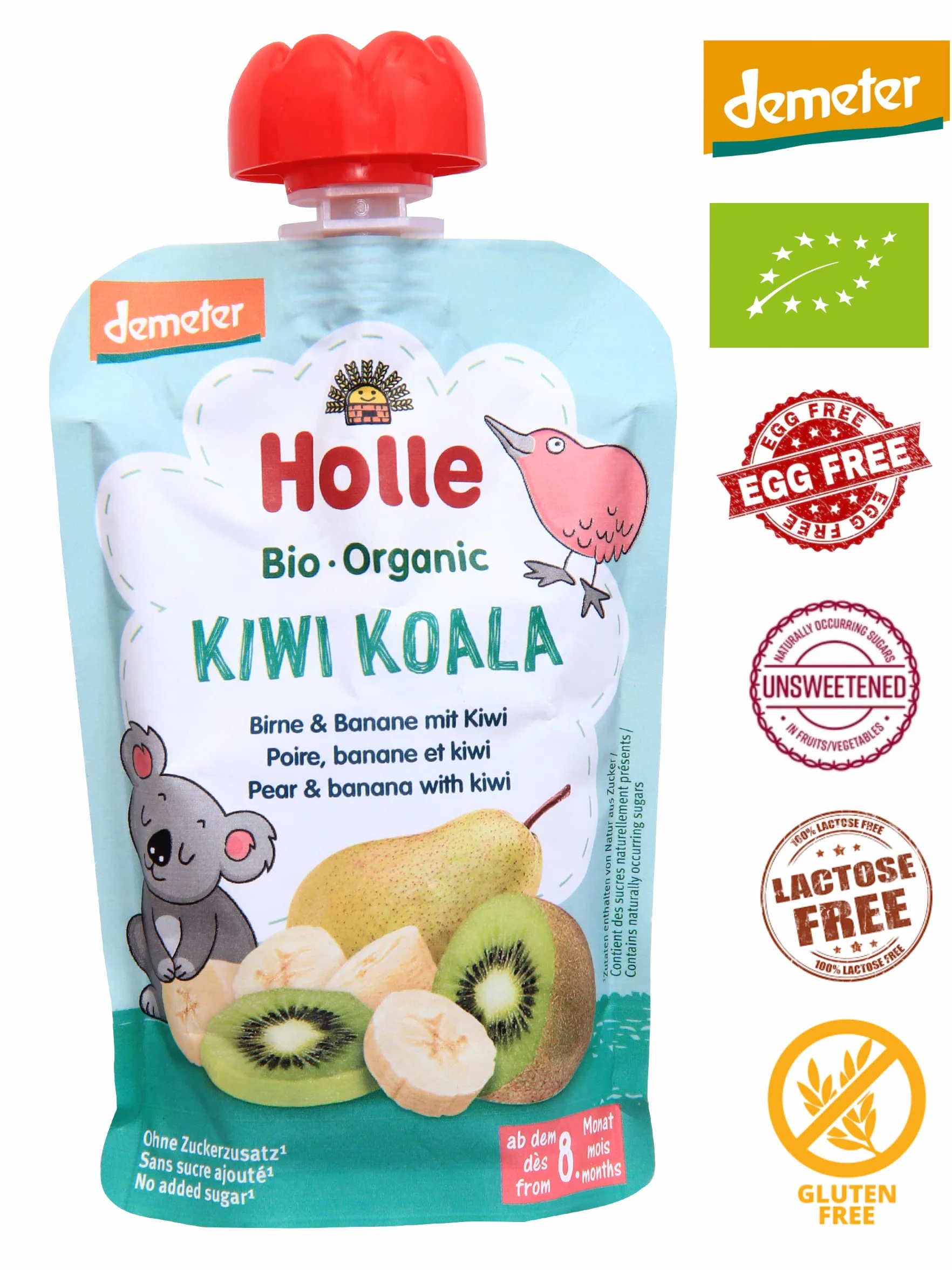 Holle Smoothie Kiwi Koala Dem 100 g (+8 Meses)
