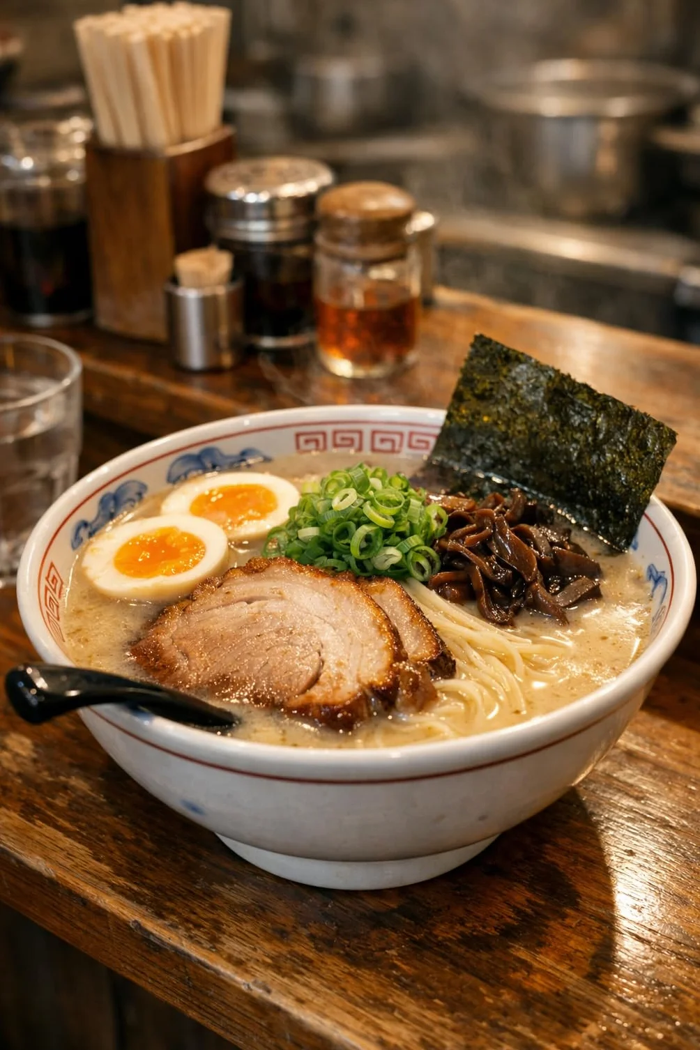 Caldo concentrado de cerdo Tonkotsu, estilo Fukuoka, sabor rico e intenso, para ramen, lote de 12 sobres, fabricado en Japón