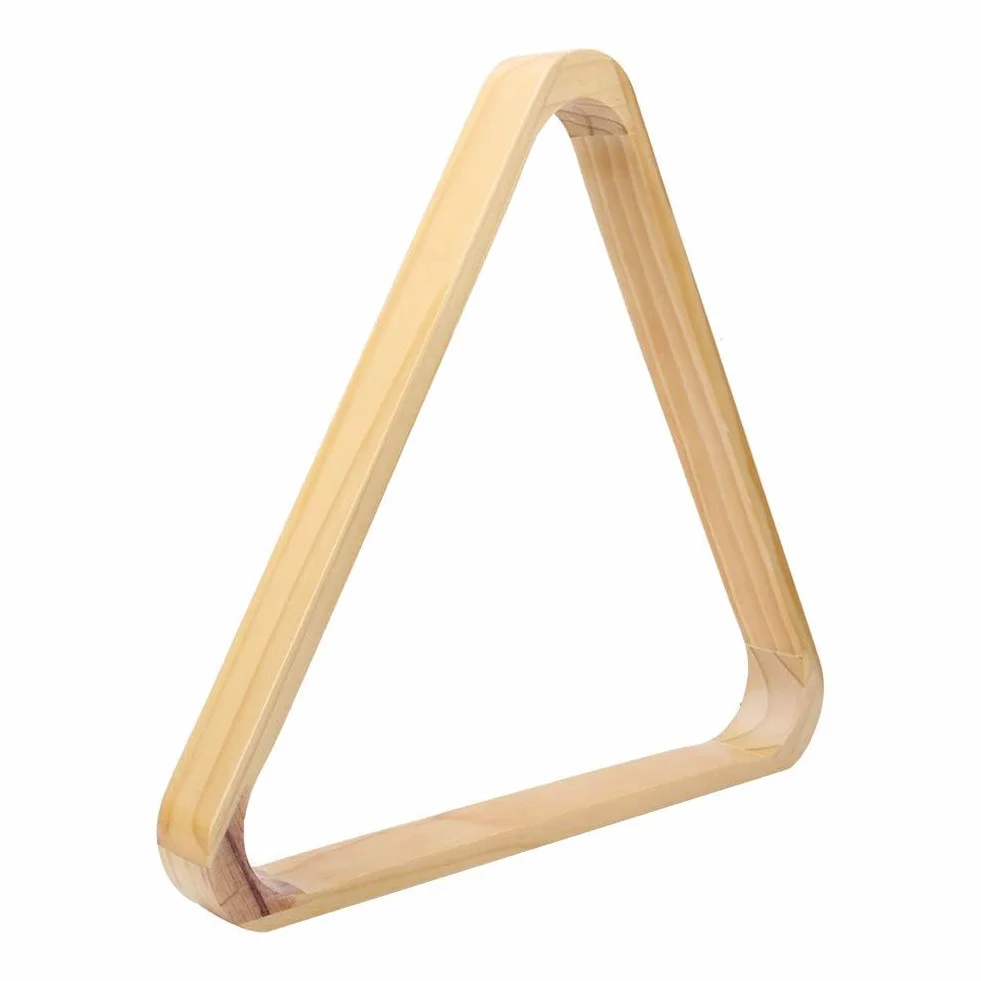 Marco De Billar Profesional De Madera Triangular Espesar Mesa De Billar Triángulo Bolas Rack Accesorios