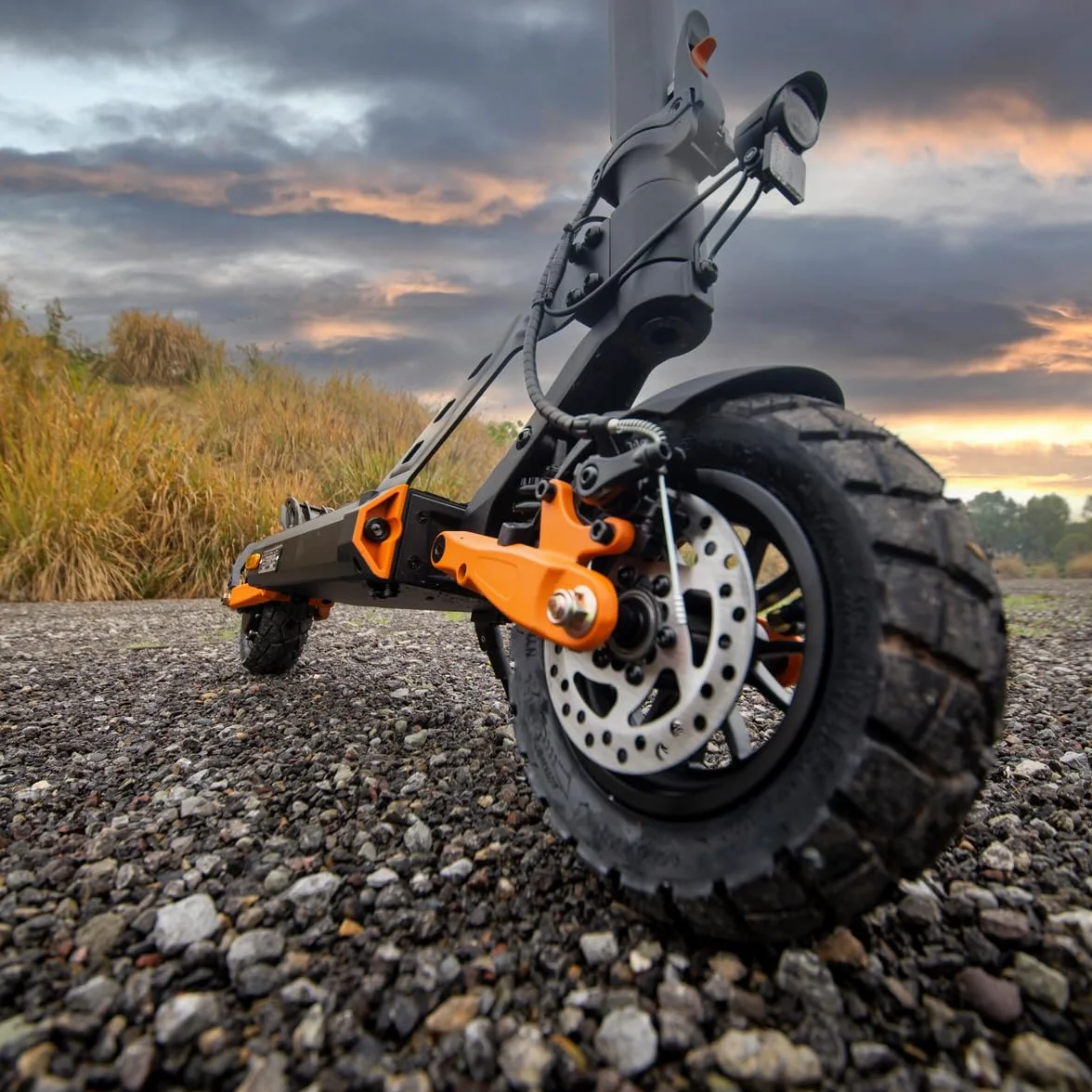 KuKirin G2 Pro Patinete Eléctrico Adultos 65km Autonomía Neumáticos 9" Offroad Suspensión Doble Plegable IP54 Frenos Disco 120kg