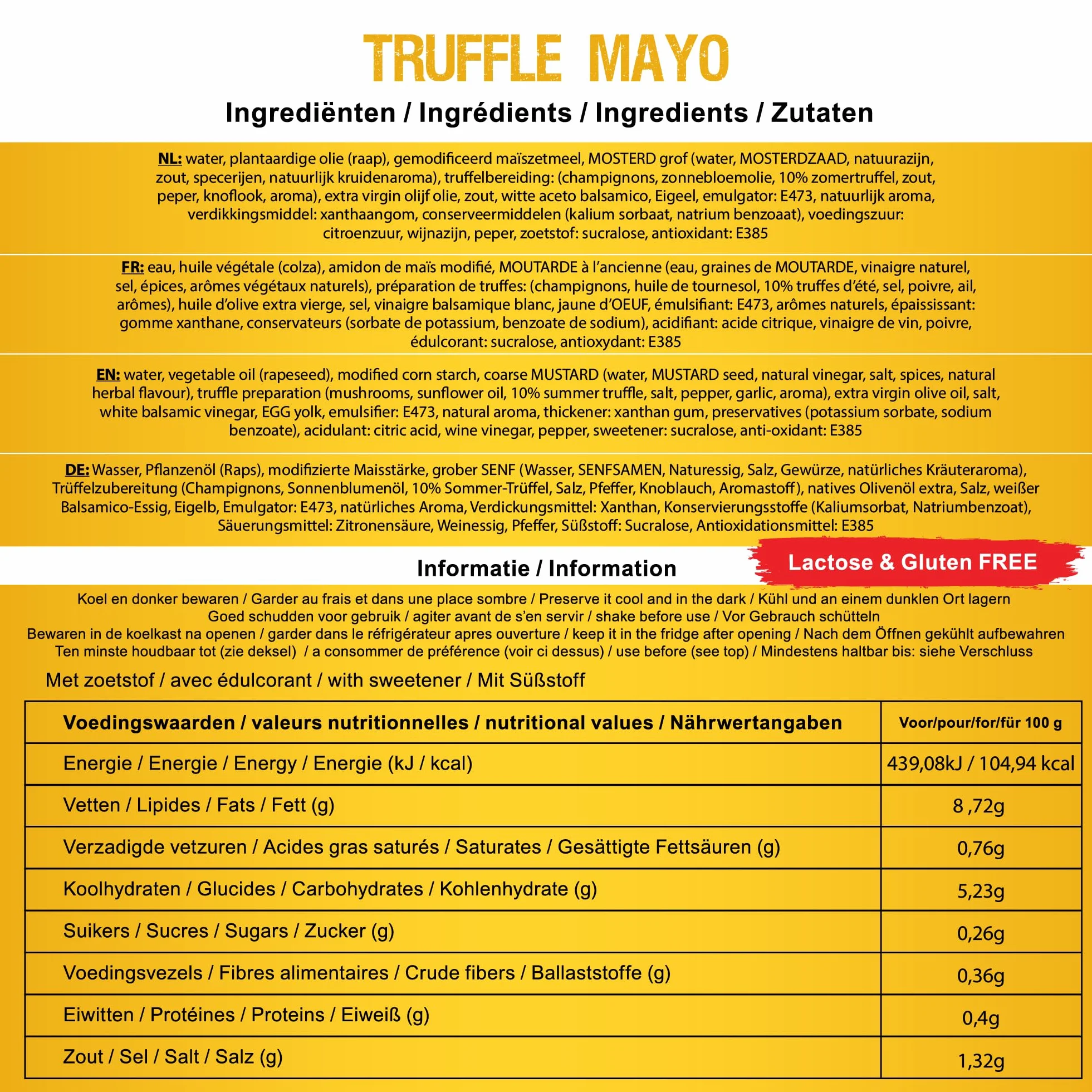 Rabeko Zero Sauce - trufa cero, 3 x 350 ml - productos saludables bajos en carbohidratos, bajos en calorías y grasas para ensaladas, papas fritas, hamburguesas - sin gluten ni lactosa