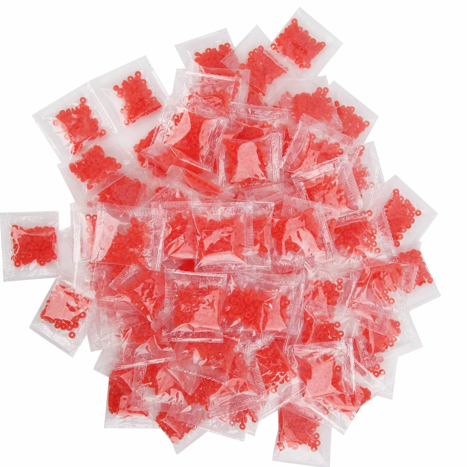 Bandas de Goma Elástico Fuerte para Pesca Gruesa 9000 Piezas Rojo