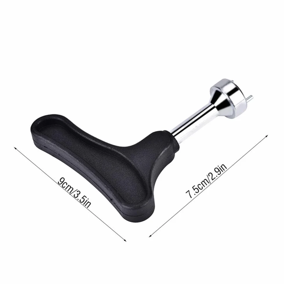 Llave de pinchos para zapatos de golf de acero inoxidable Tacos Golf