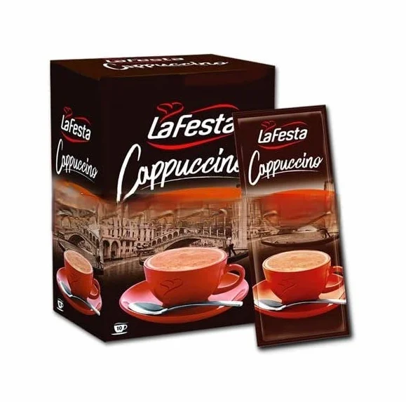 CAJA (10 X 12.5 G) CAPUCHINO RON LA FESTA