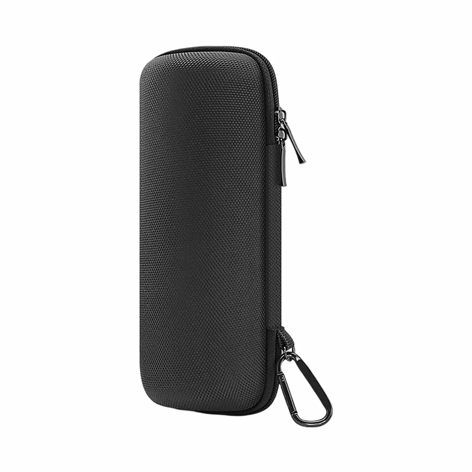 Estuche de accesorios de bádminton de alta capacidad para volantes forrado interior con clip de metal, cubo de almacenamiento