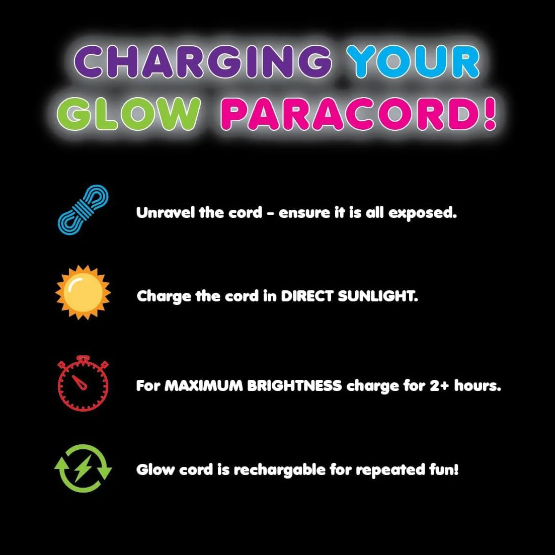Brotree Cuerda Fluorescente Luminosa Paracord 4mm 15m 9 Hebras