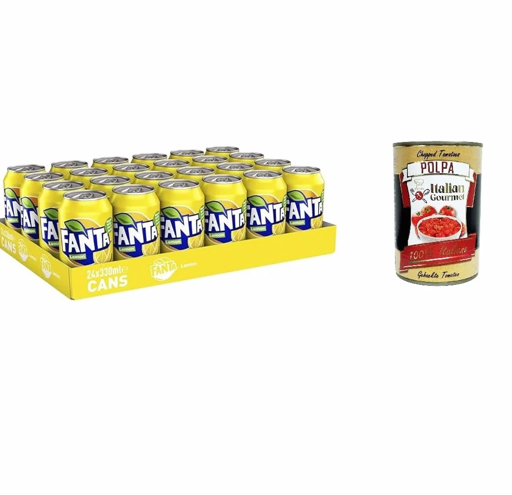 48 x Fanta Lemon 330 ml + Polpa italiana Gourmet 400 g