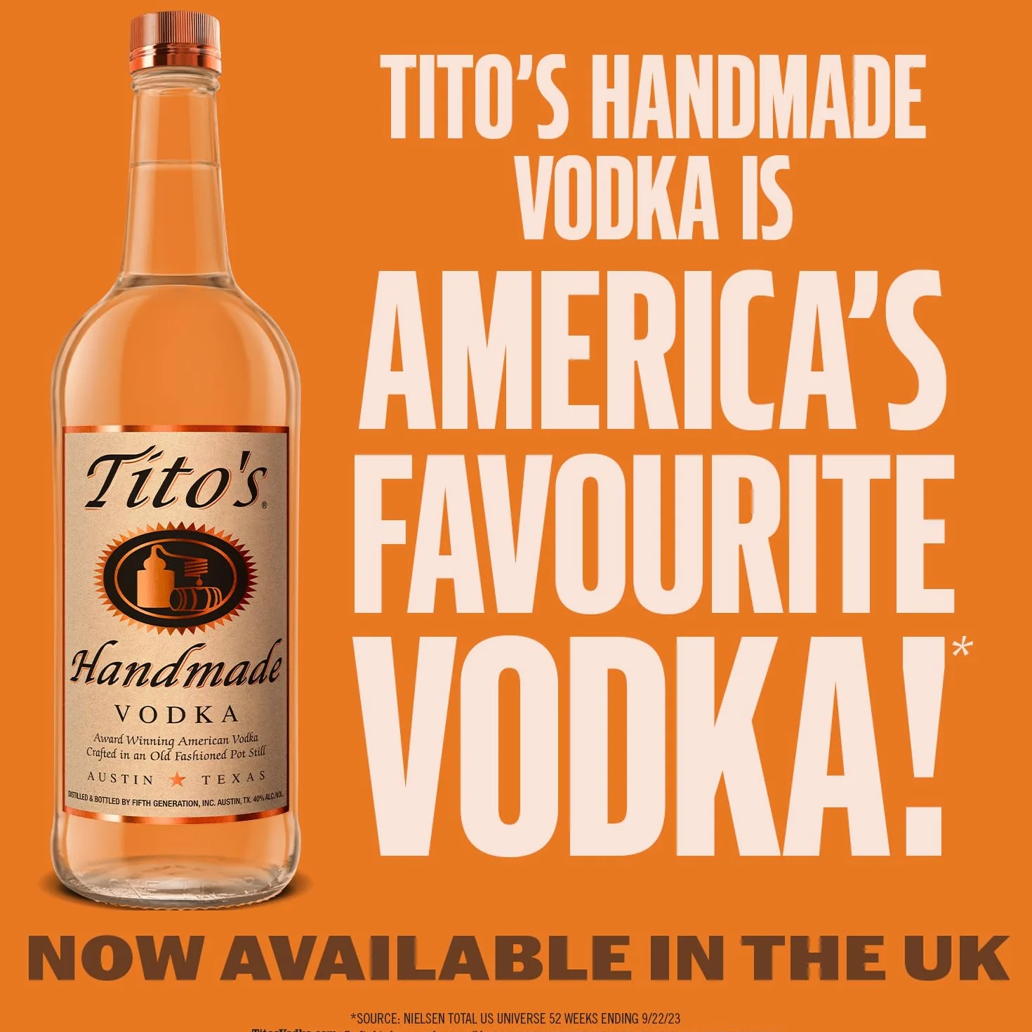 Tito's Handmade Vodka 40% 1l
