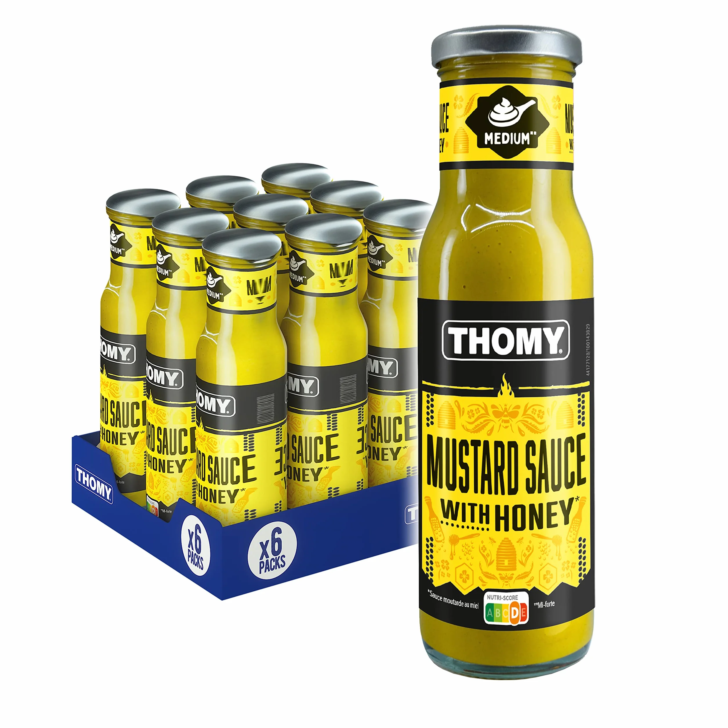 THOMY Salsa Mostaza con Miel, 6 x 230ml