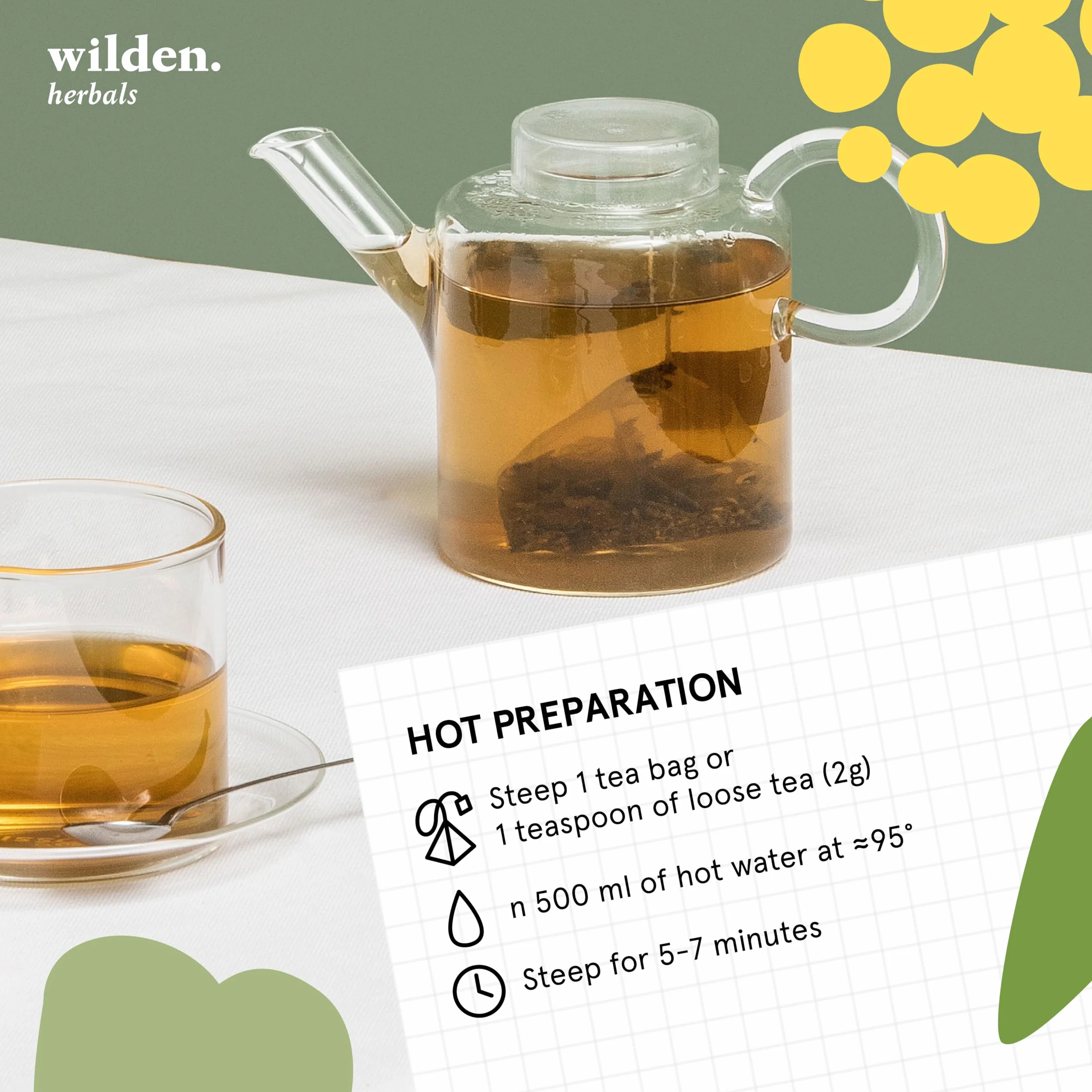 Wilden Herbals Remedium n.7 Detox - Té de Hierbas Depurativo - Mezcla de Hierbas Detoxificantes para Eliminar el Exceso de Toxinas - 10 Bolsitas