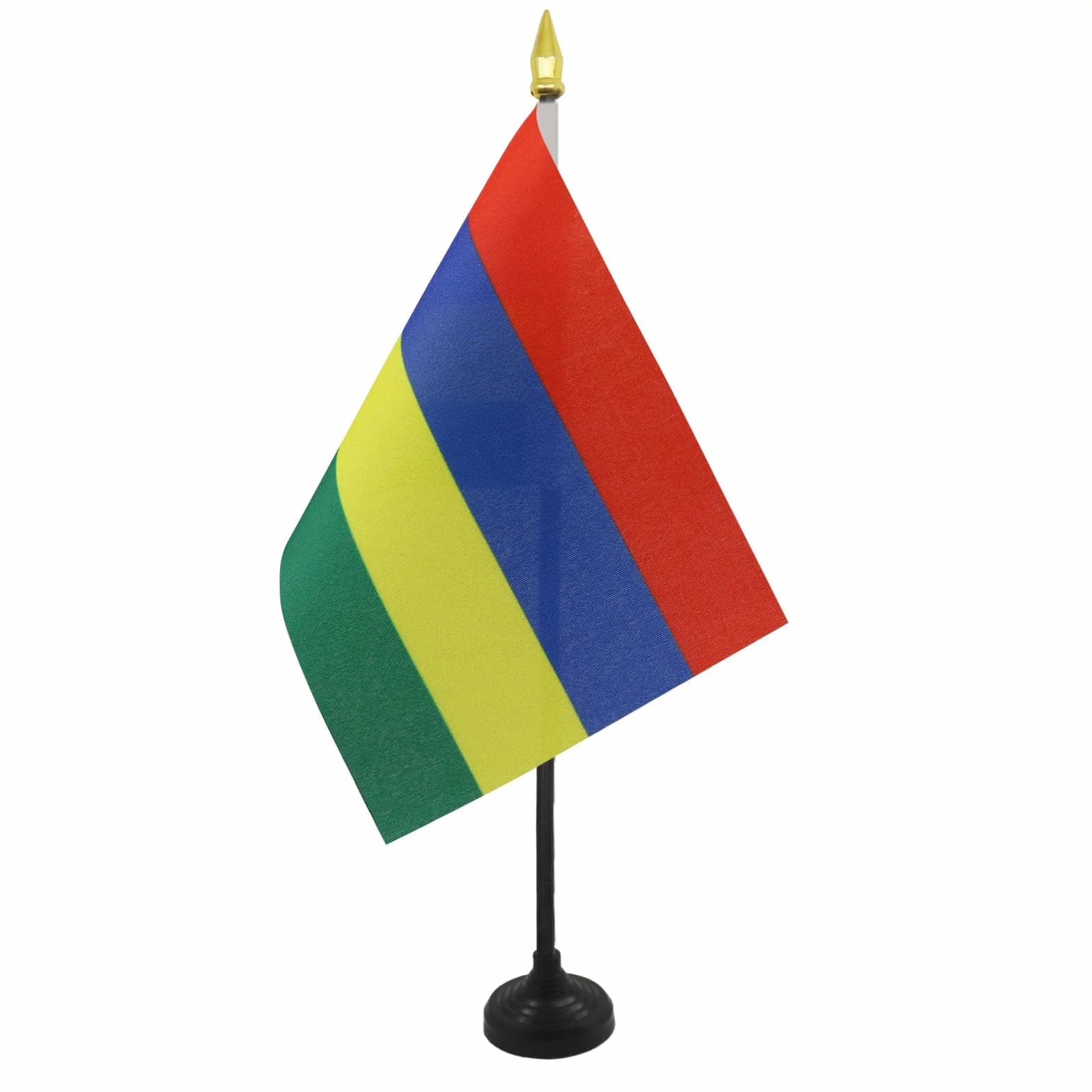 AZ FLAG Bandera de Mesa de Mauricio 15x10cm - Banderina de Despacho Mauriciana
