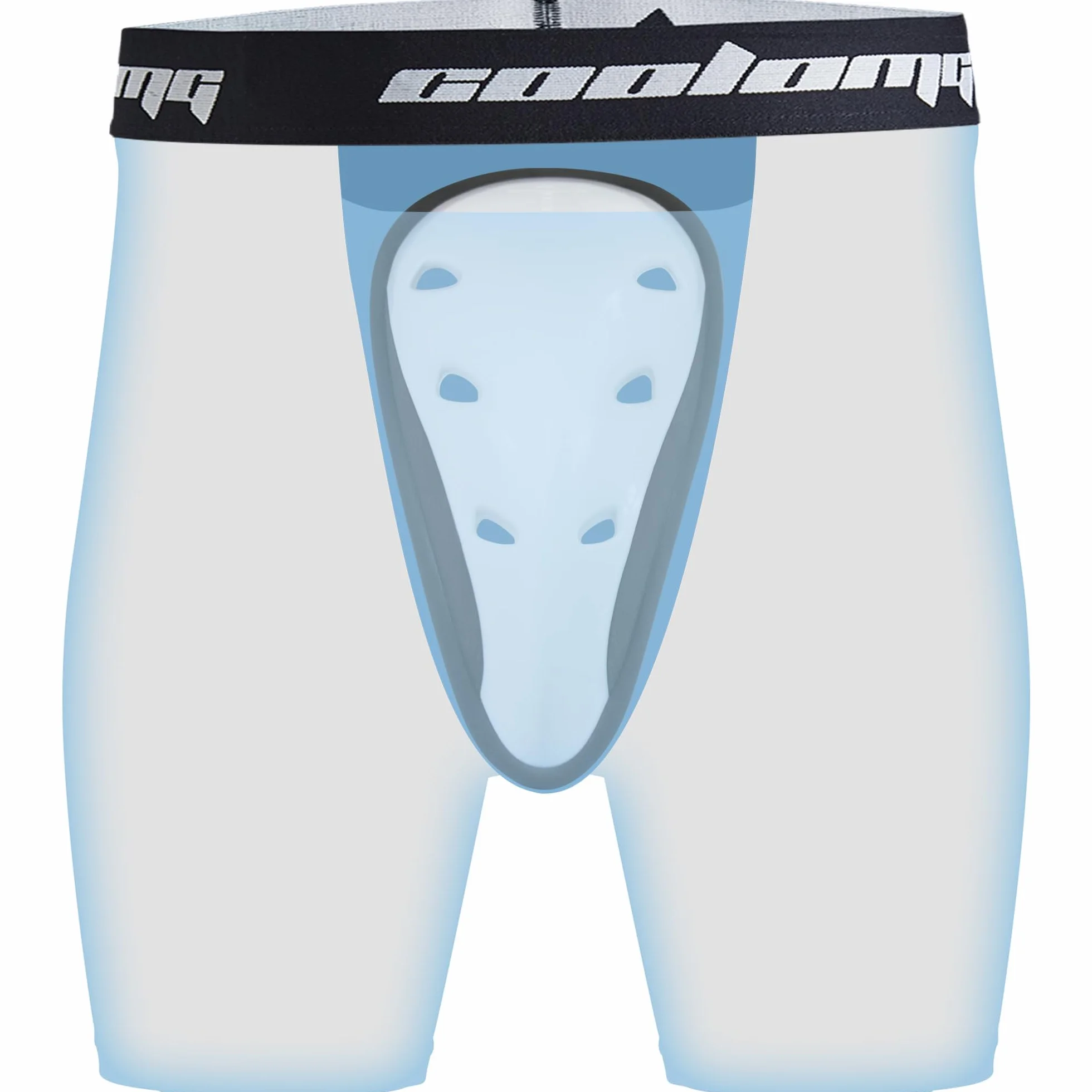 COOLOMG Protección de testículos para ingle, pantalones de artes marciales kickboxing béisbol