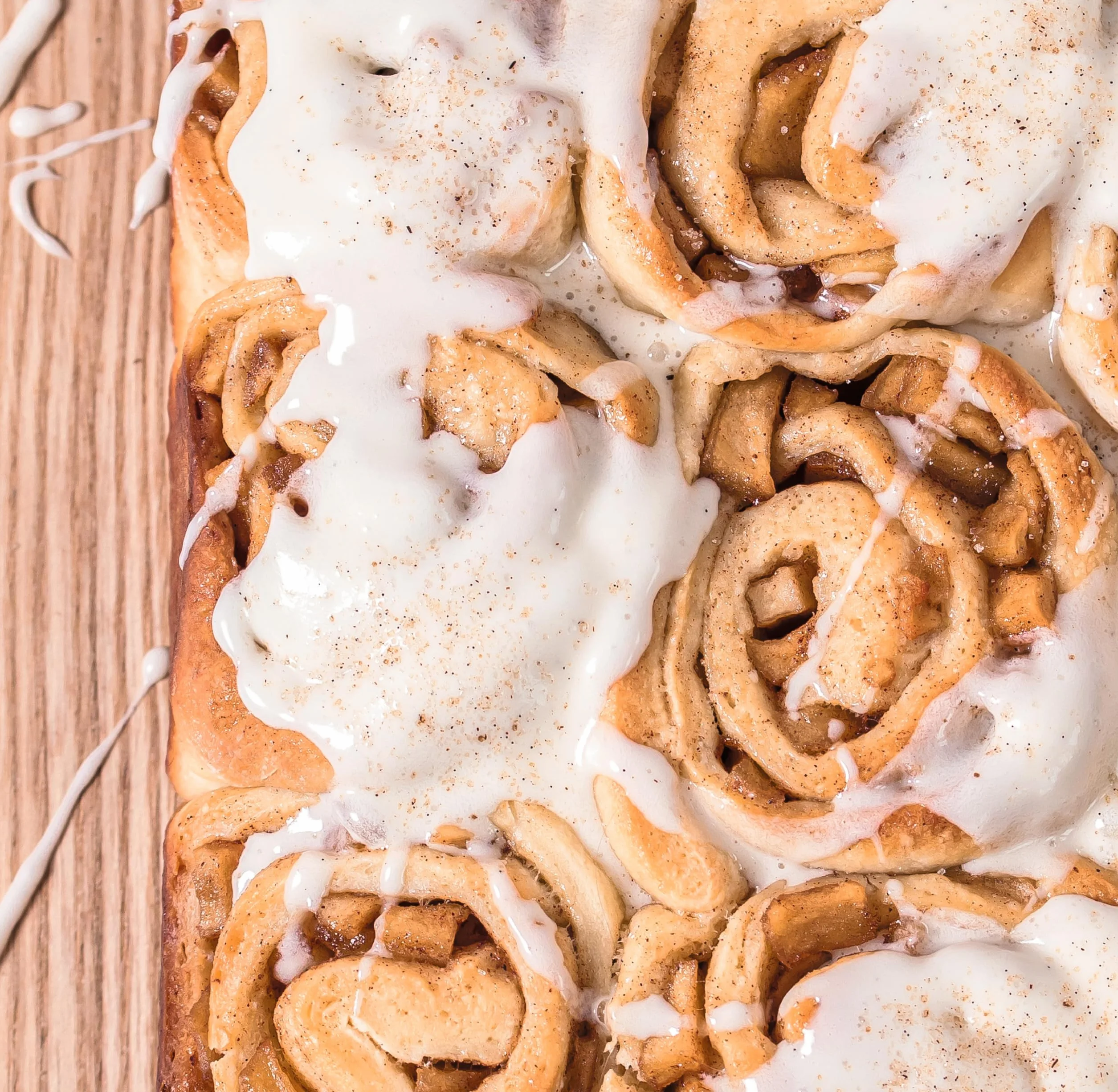 RUF - Cinnamon Rolls, Preparado Alimenticio en Polvo, Glaseado de Azucar, 8 porciones, 497gr