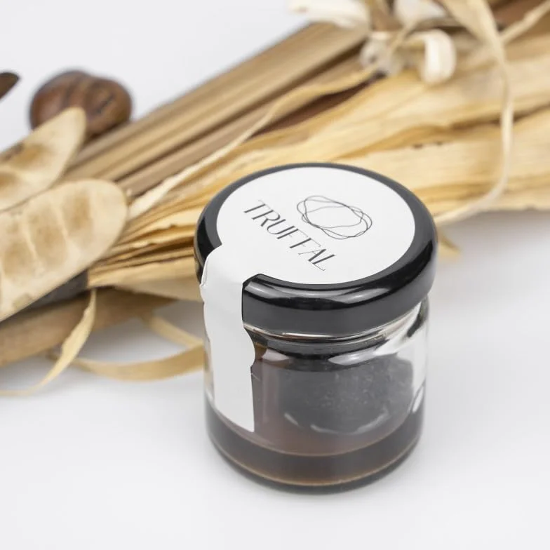 Trufa Negra en su Jugo (Tuber Melanosporum) - Trufas de Máxima Calidad Conservadas en su Jugo Natural - Sabor Intenso y Profundo 15gr