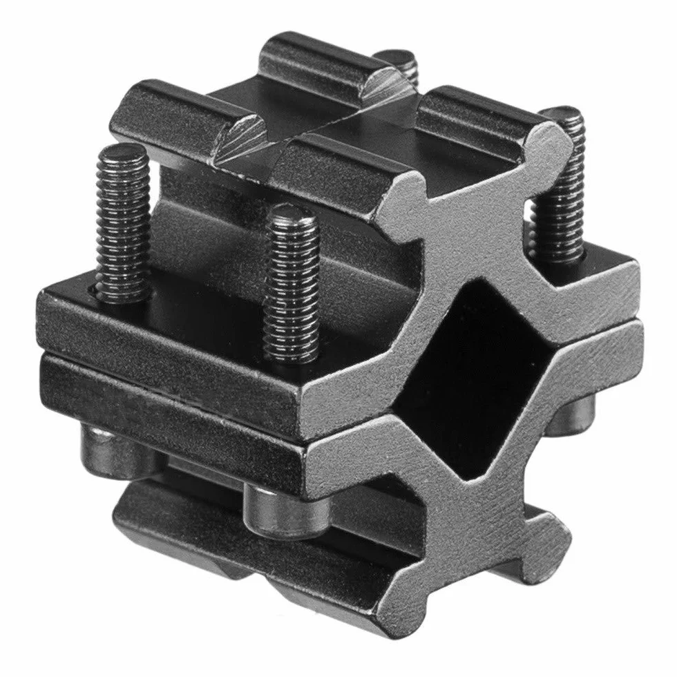 ACEXIER Tactical Universal 20mm Picatinny Weaver Barrel Ring Mount Adapter for Rifle Scope Flashlight