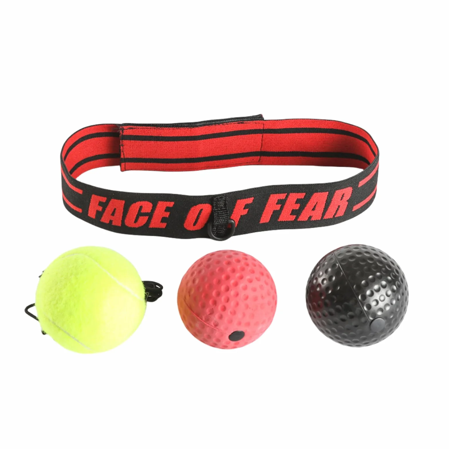 Pelota de Reflejos Boxeo Bola de Entrenamiento con Diadema 3 Balón