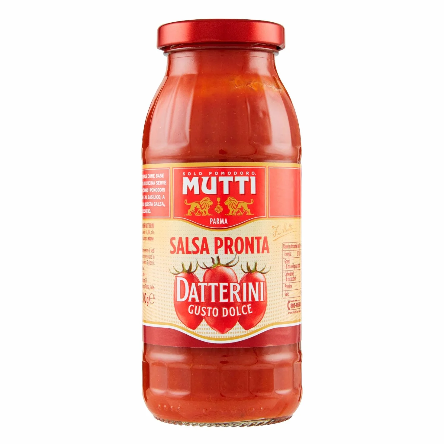 12x Mutti Salsa Pronta Pomodoro Datterini Italian Tomato Sauce for Pasta 300g Ready to Eat! 100% Italian