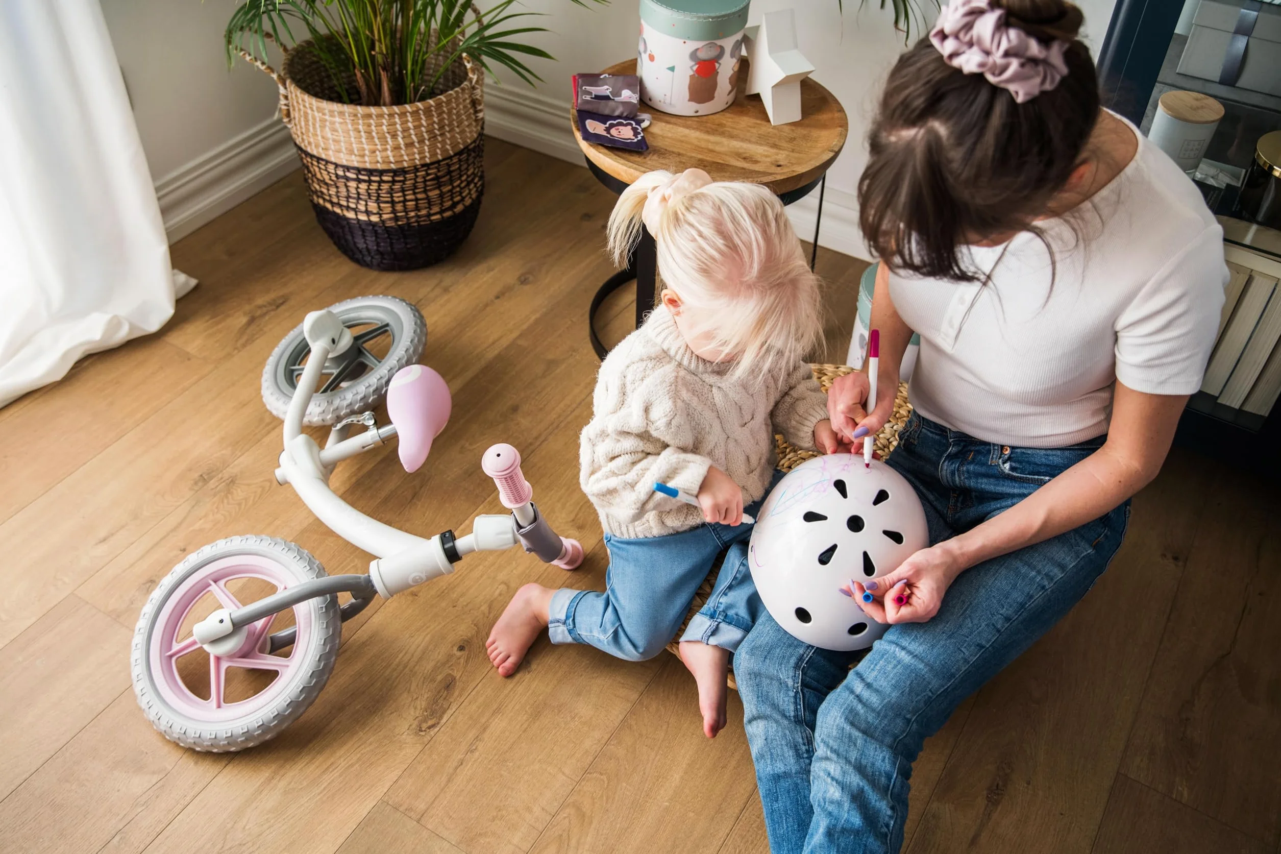 Casco Ajustable para Niños 1-4 Años 47-58 cm Bicicleta Prueba de Golpes 11 Orificios Ventilación