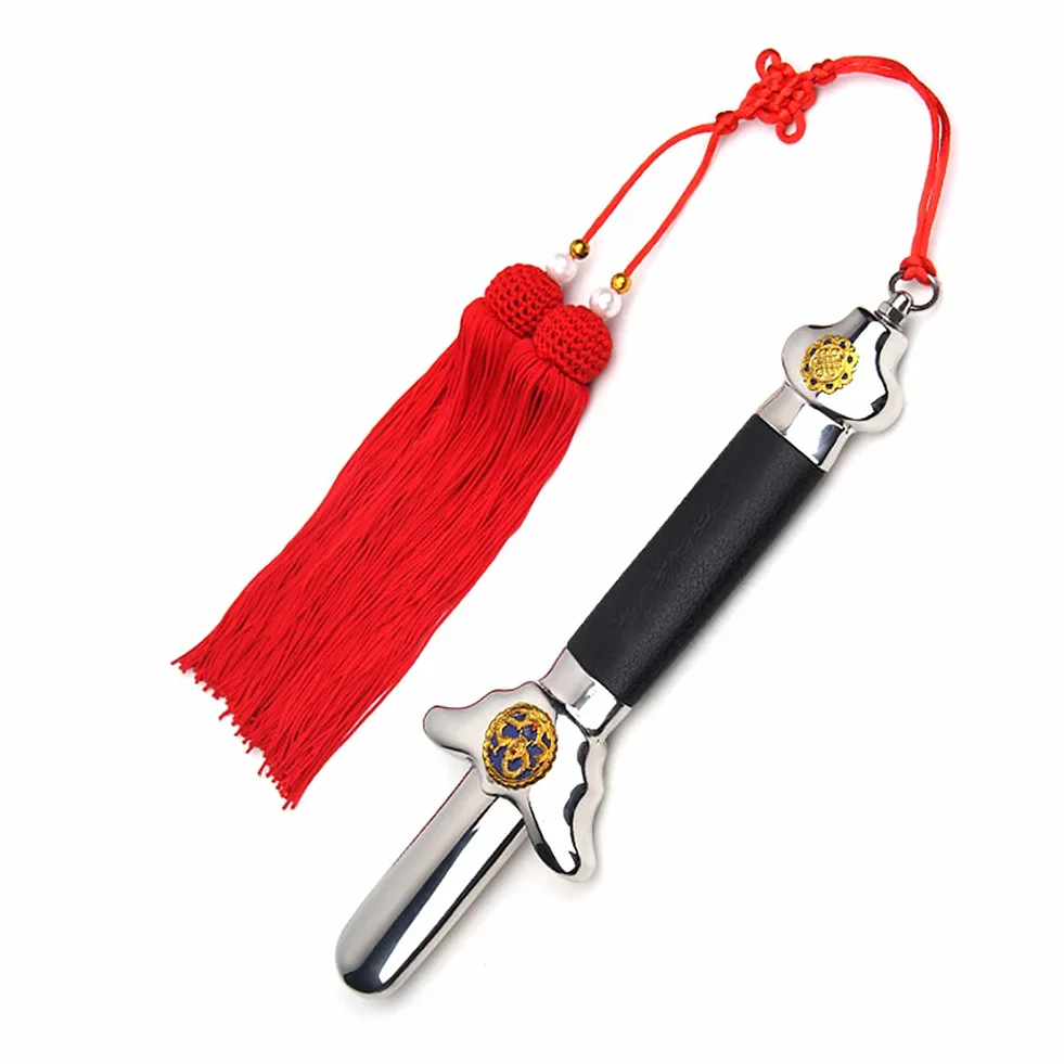 Espada De Taichi China Extensible con Bolsa De Cuero PU Roja