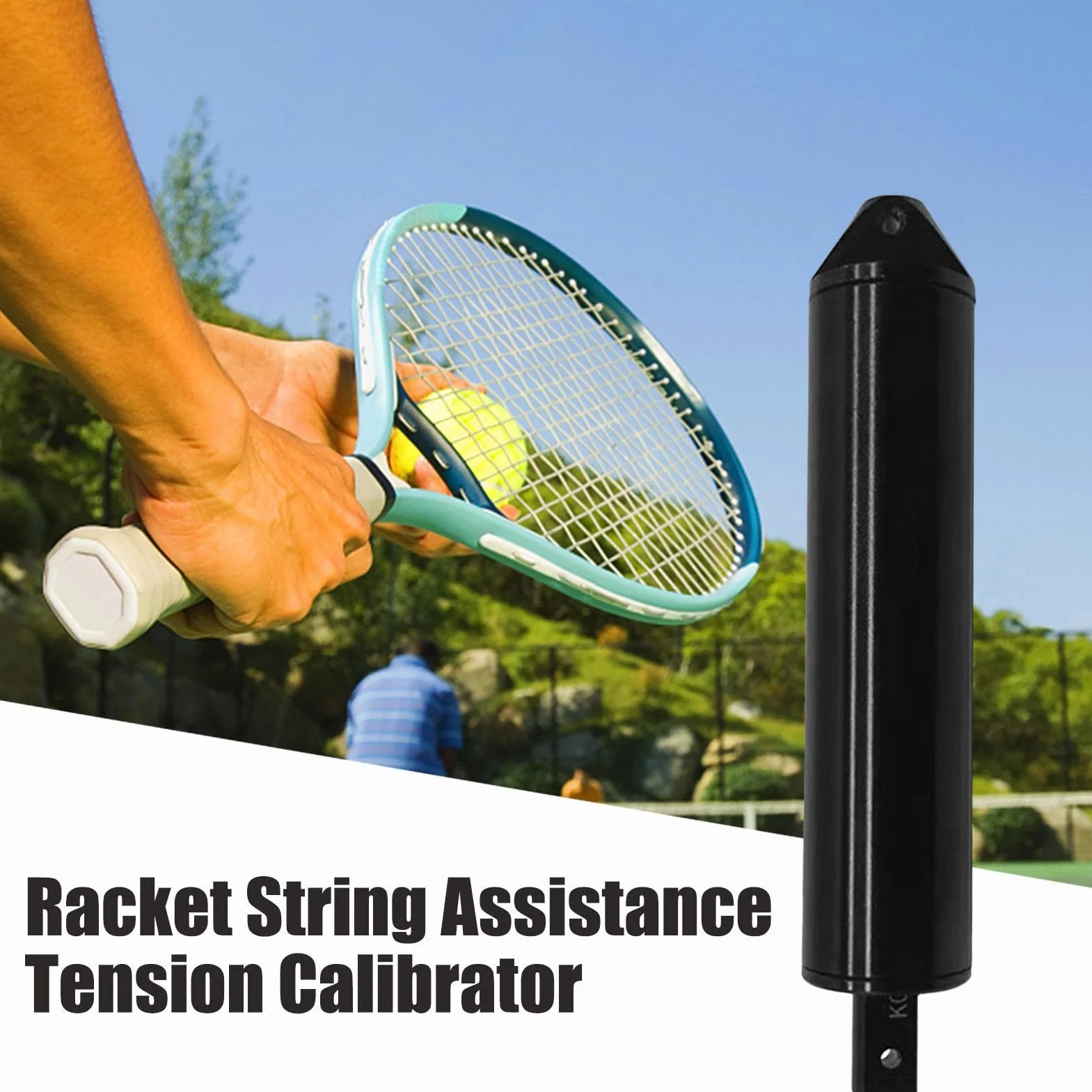 Medidor de Tensión de Cuerdas de Tenis - Calibrador Preciso para Raqueta de Tenis, Bádminton, Squash