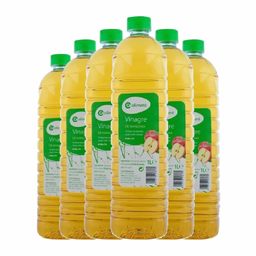 Vinagre de manzana Coaliment 1 L. x 6, Total 6 Litros