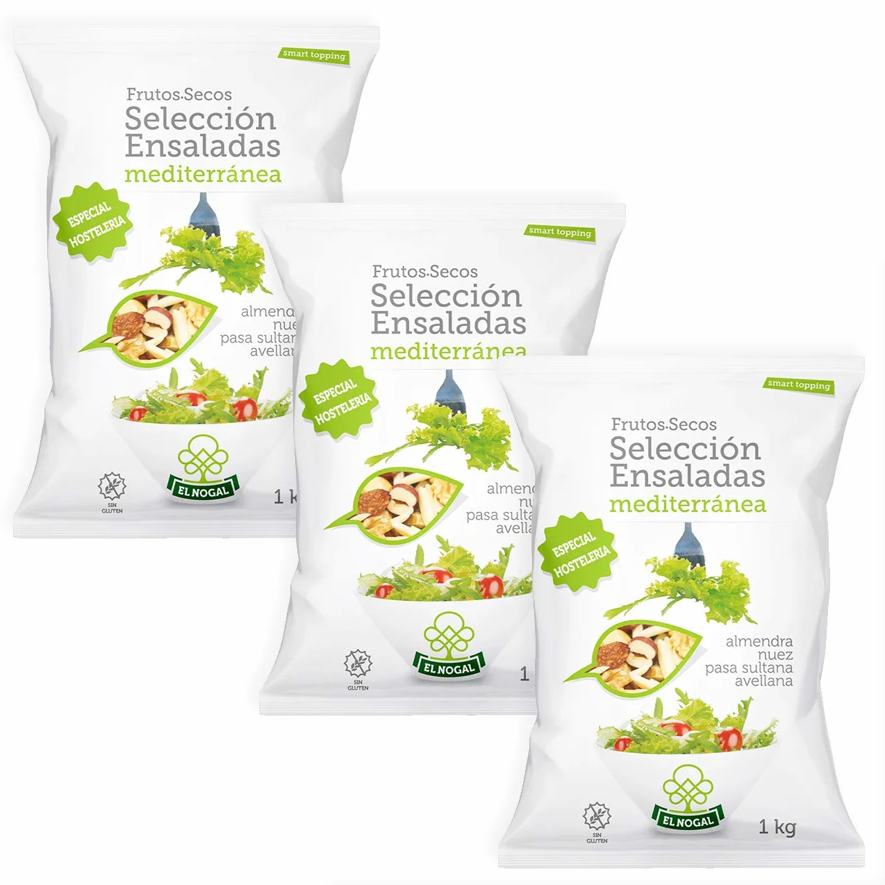 EL NOGAL Frutos Secos Frutos Secos Selección Ensalada Mediterránea Bolsa 1000 g