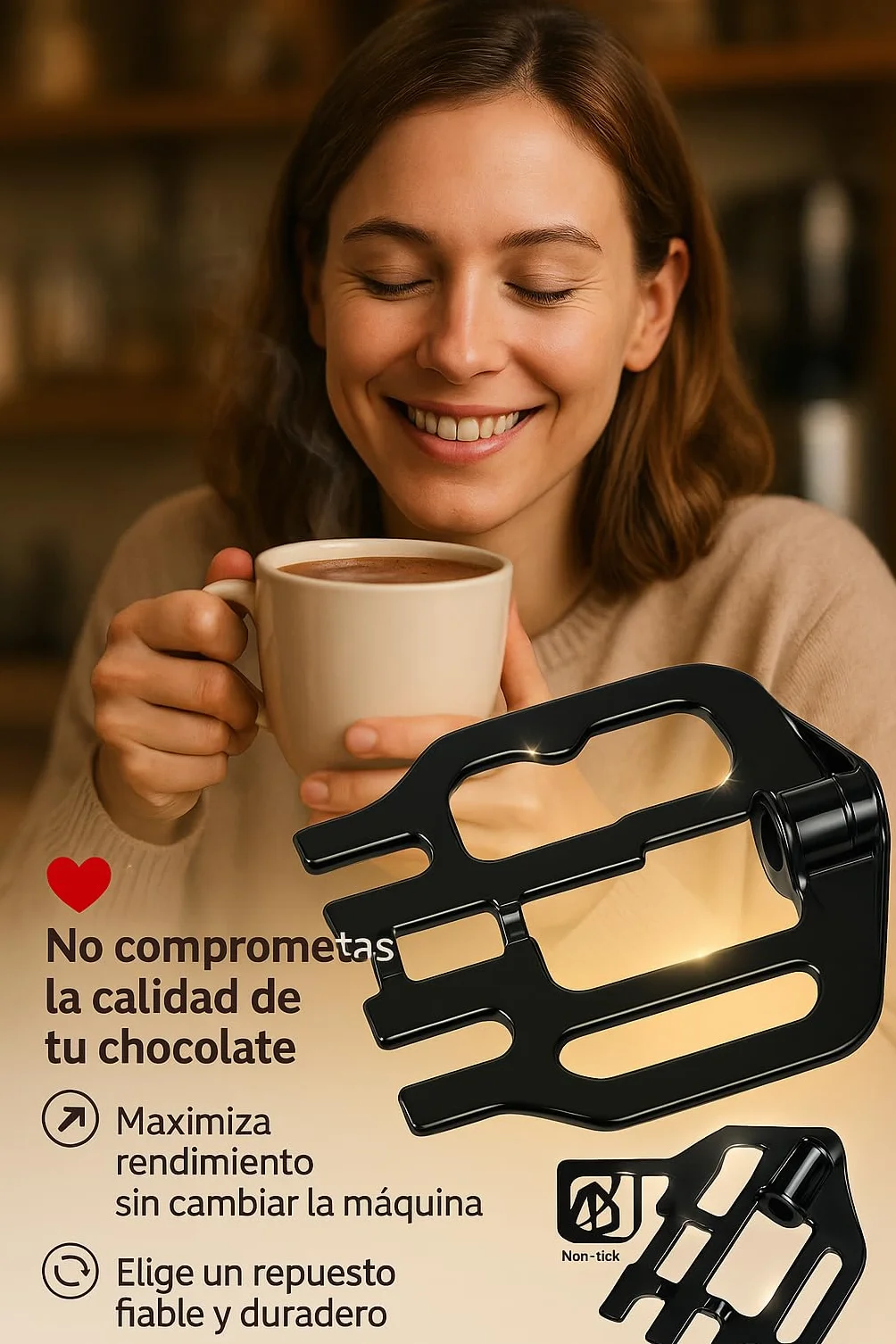 Agitador Chocolatera CH105 Sencotel - ZHCM015L002