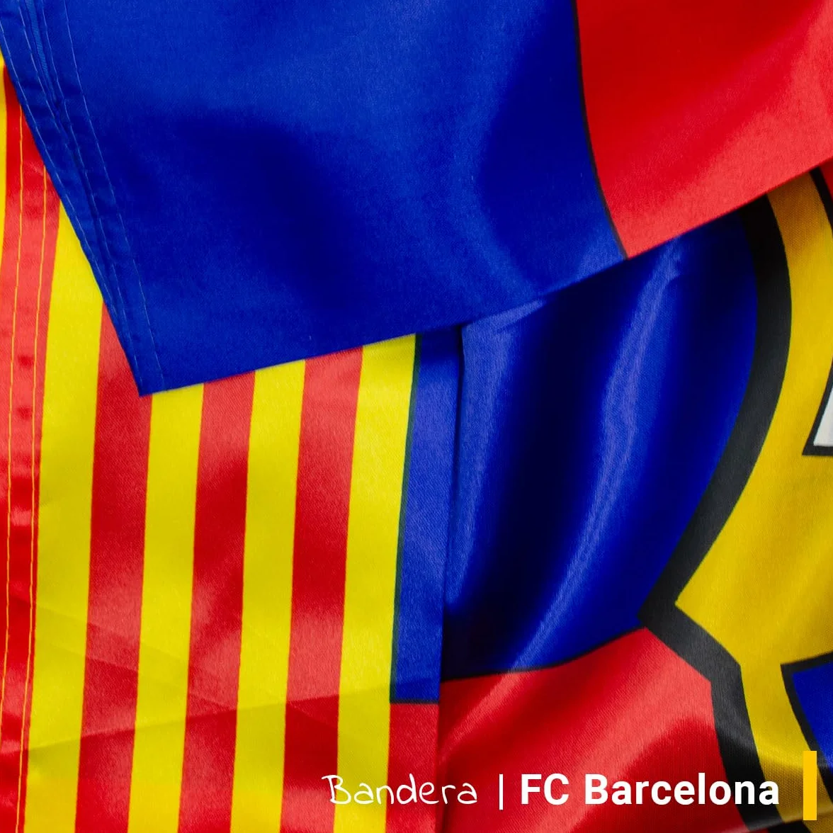 Bandera oficial del Barcelona de Fútbol 150x100 cm con Llavero Culers