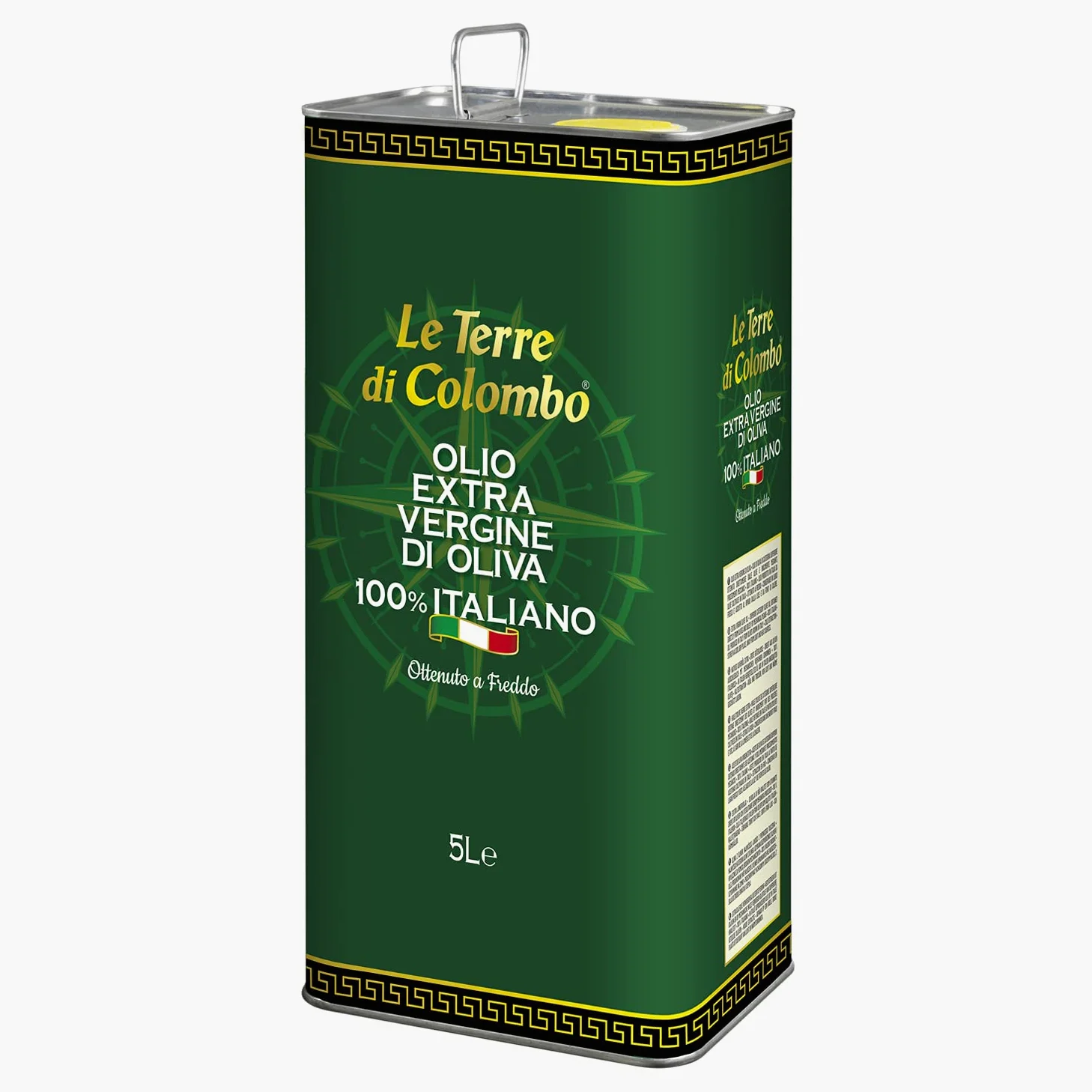 Le Terre di Colombo – Aceite de oliva virgen extra 100% italiano, 5 L