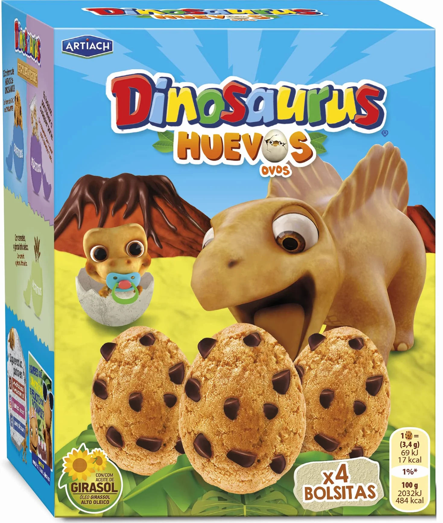 Artiach Dinosaurus Huevos 140g