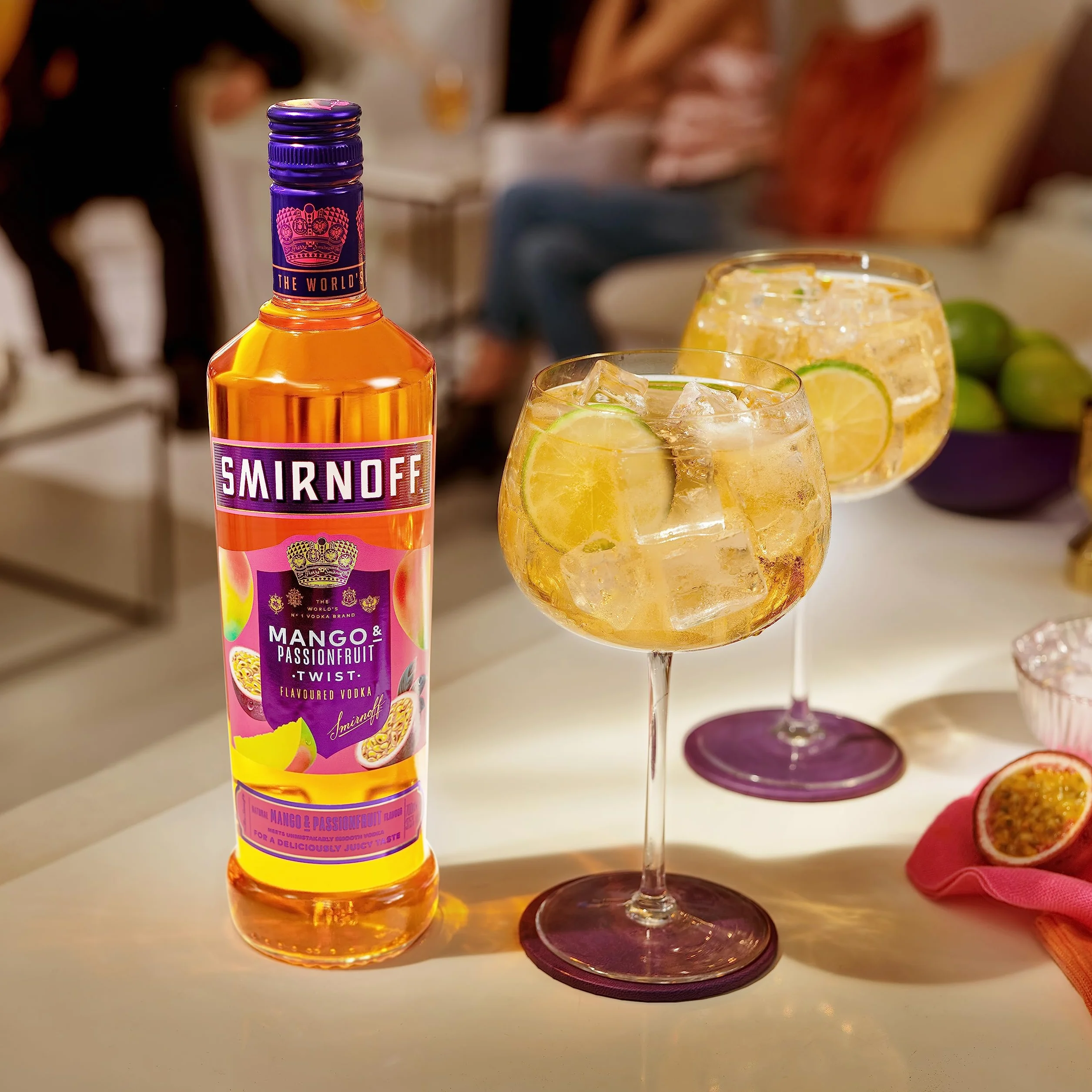 Smirnoff Vodka MANGO & PASSIONFRUIT TWIST Spirit Drink 25% Vol. 0,7l