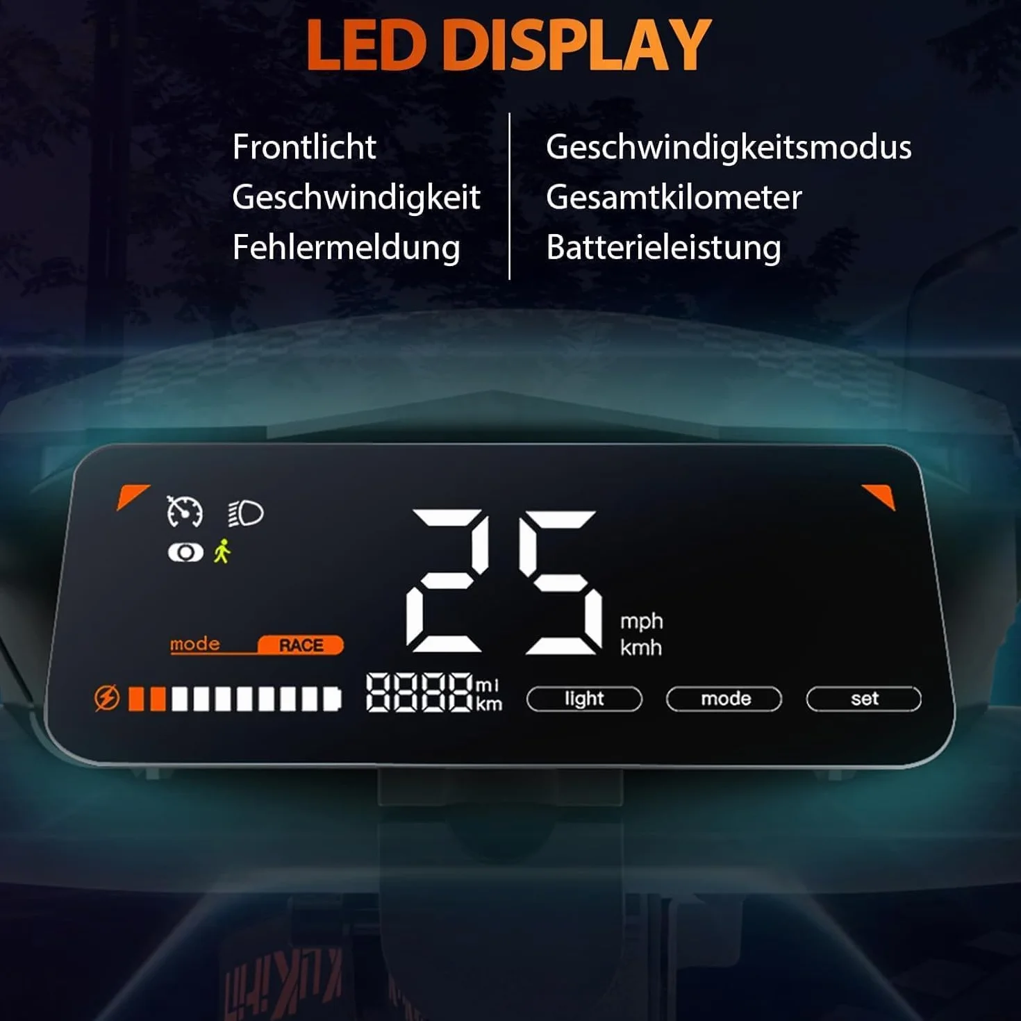 Kukirin G2 Patinete Eléctrico Adultos 800W 15Ah 60km 10 Pulgadas Doble Suspensión
