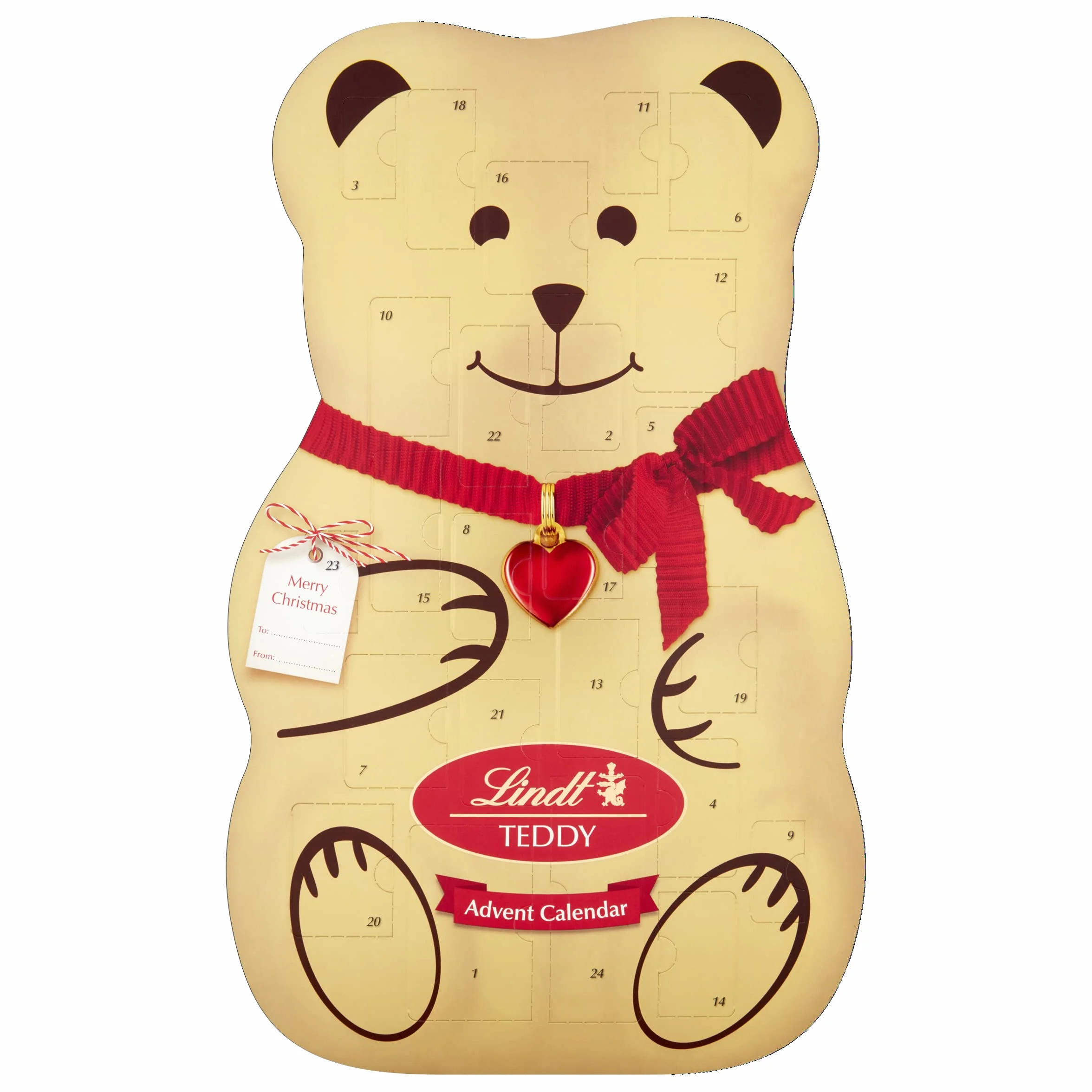 Lindt Teddy Calendario de Adviento 3D 310 gramos lujoso