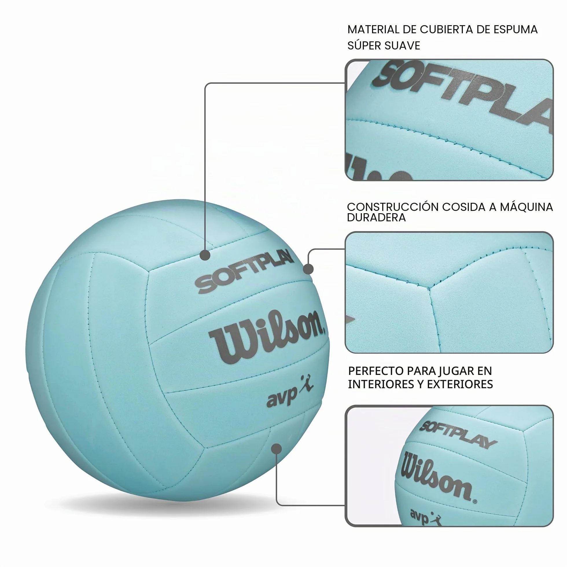 Wilson AVP Soft Play Balón de Voleibol