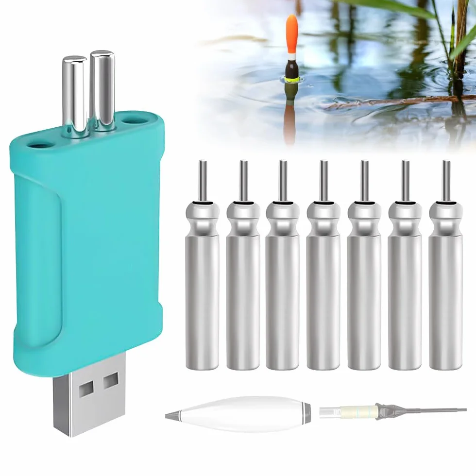 Batería CR425 Recargable USB para Flotadores Electrónicos Pesca Noche