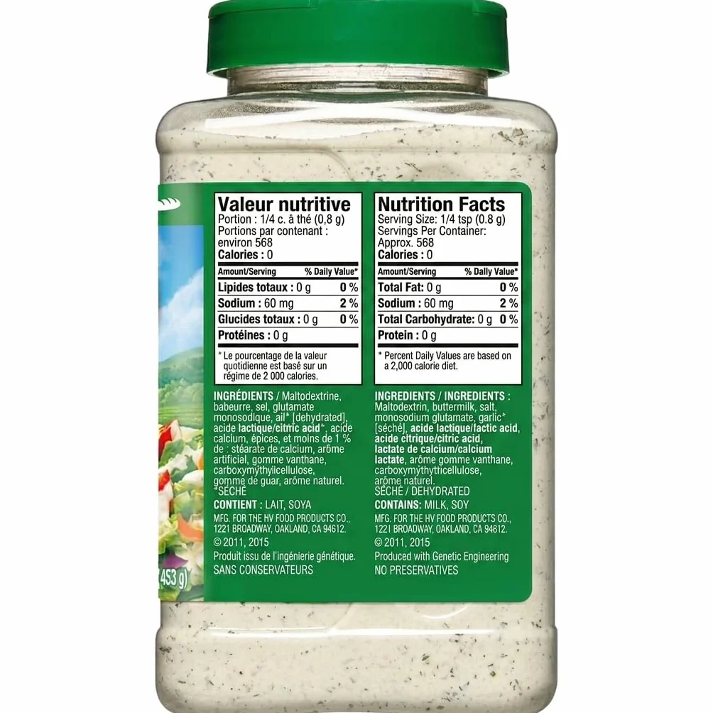Hidden Valley Original Ranch Seasoning and Salad Dressing Mix, 16 Ounce