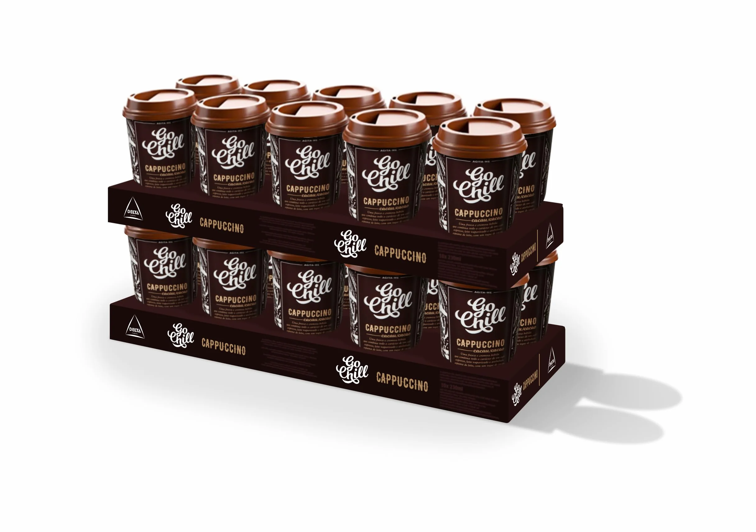 Go Chill Pack Capuchino - Café Listo Para Tomar - 20 unidades x 230 ml