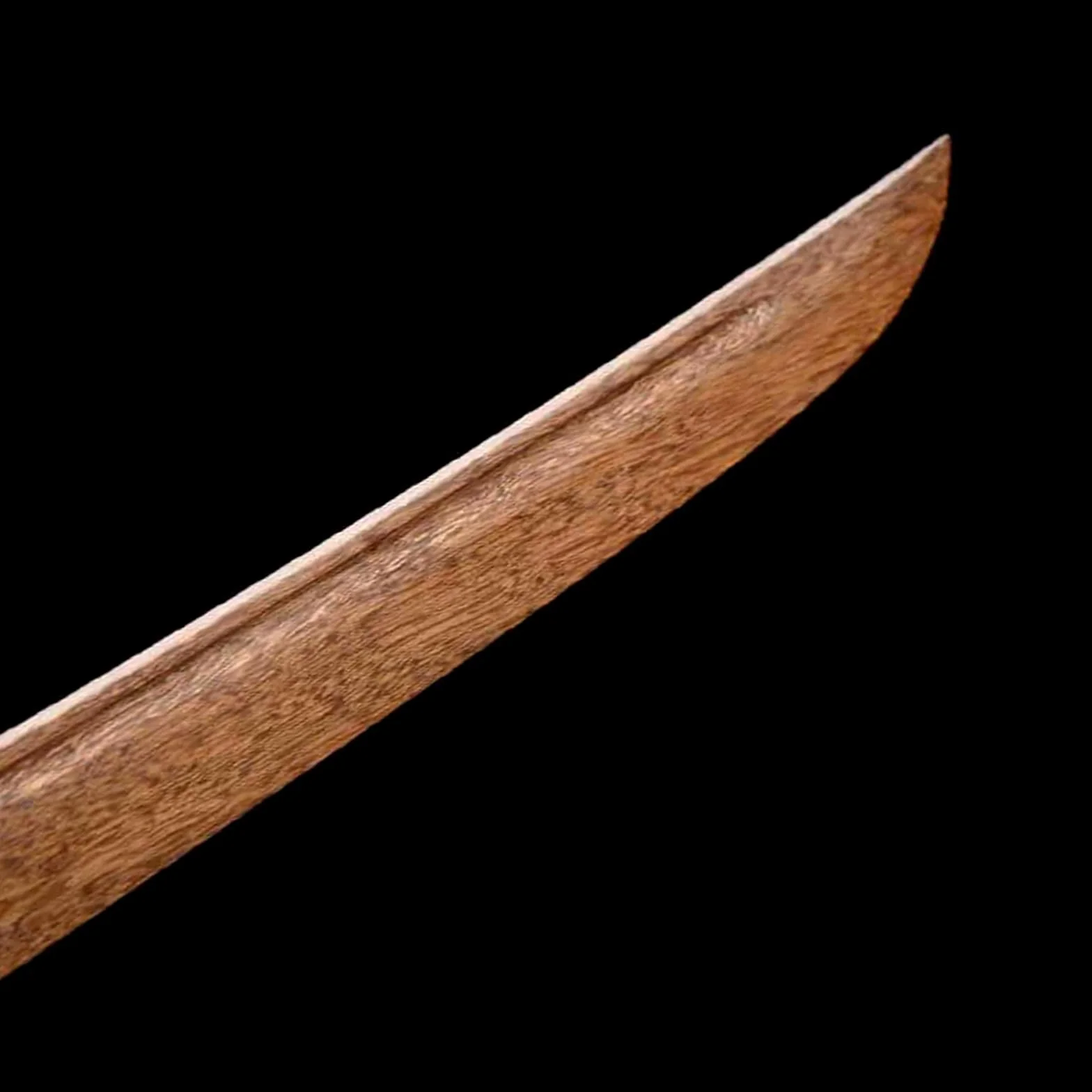 Espadas Samurái Cortas de Madera 55 cm Bokken Artesanal Katana Palisandro Natural para Regalos Exhibiciones Cosplay