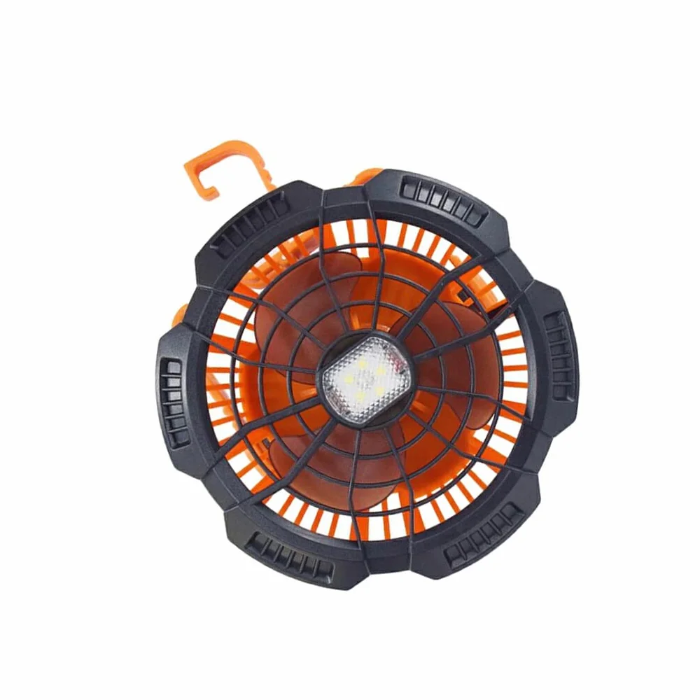X10 Linterna recargable USB velocidad ajustable ventilador Camping iluminación