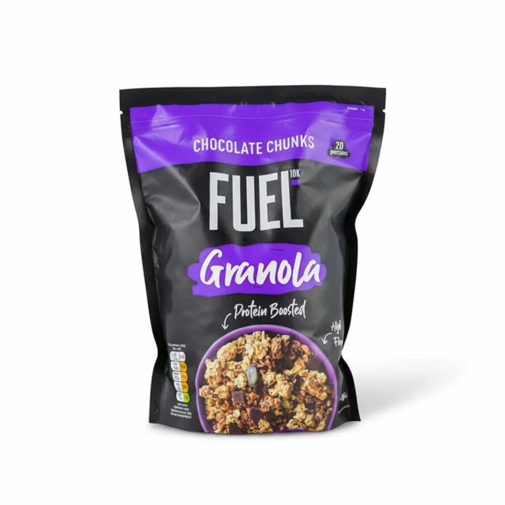 Granola con Proteínas Sabor Chocolate - Pack Ahorro 1kg | 15g de Proteína por Ración - Alta en Fibra - Apta para Veganos - FUEL10K - Desayuno Saludable y Energético con Avena Integral - NEXU