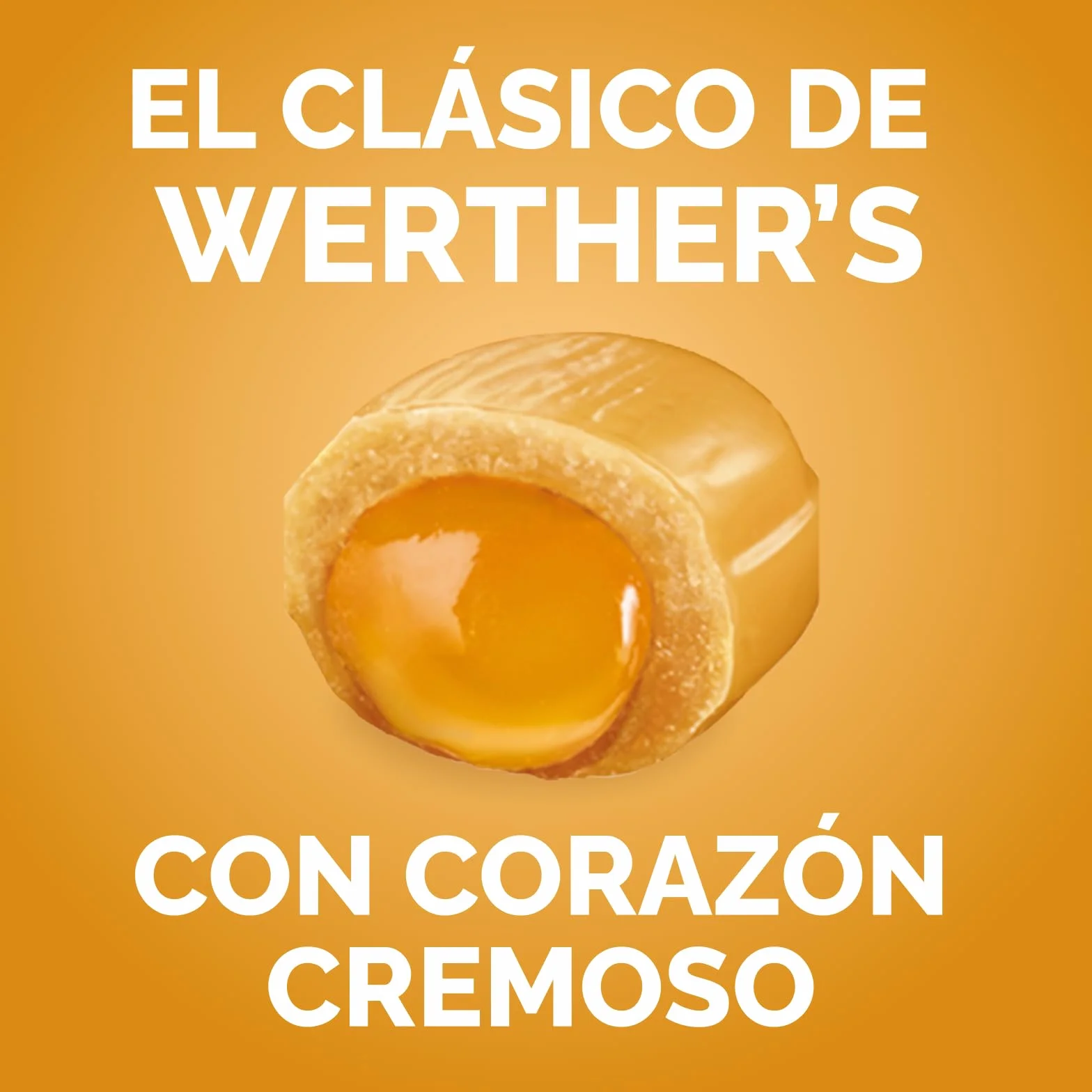 Werther's Original Caramelos Toffee Relleno de Caramelo Pack 15 x 135 g Sin Gluten Vegetarianos