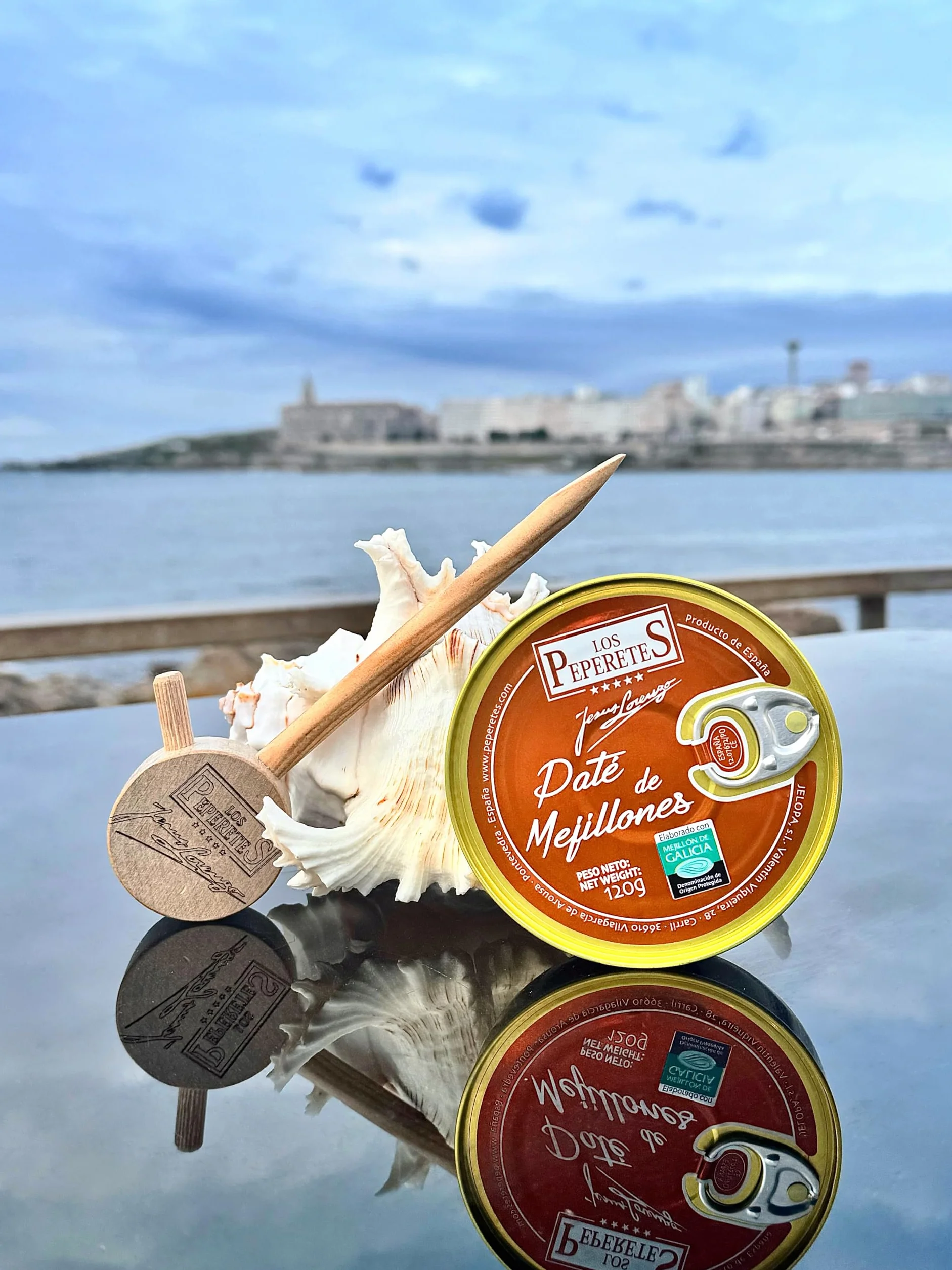 LOS PEPERETES x3 Lata Paté de Mejillones 85 g | Marisco Gourmet Gallego | Pate Artesanal con Mejillones de las Rías Gallegas | Untable Gourmet Natural | Sabor Tradicional de Galicia