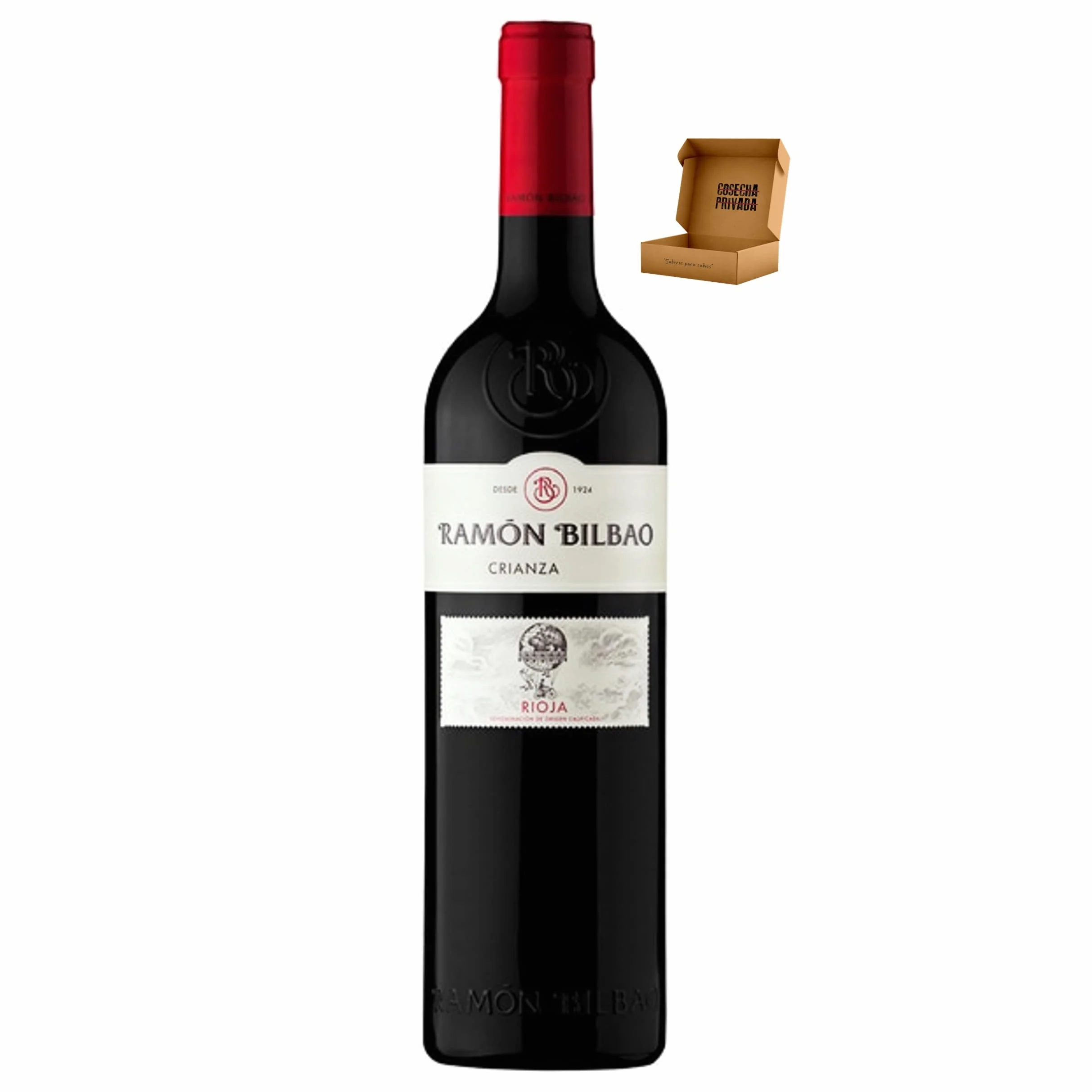 CAJA GOURMET | Cajas/Cestas de Navidad - Envío 24 H - Jamon, Salchichon, Chorizo, Queso, Vino - Lotes de Regalo - Cosecha Privada (1)