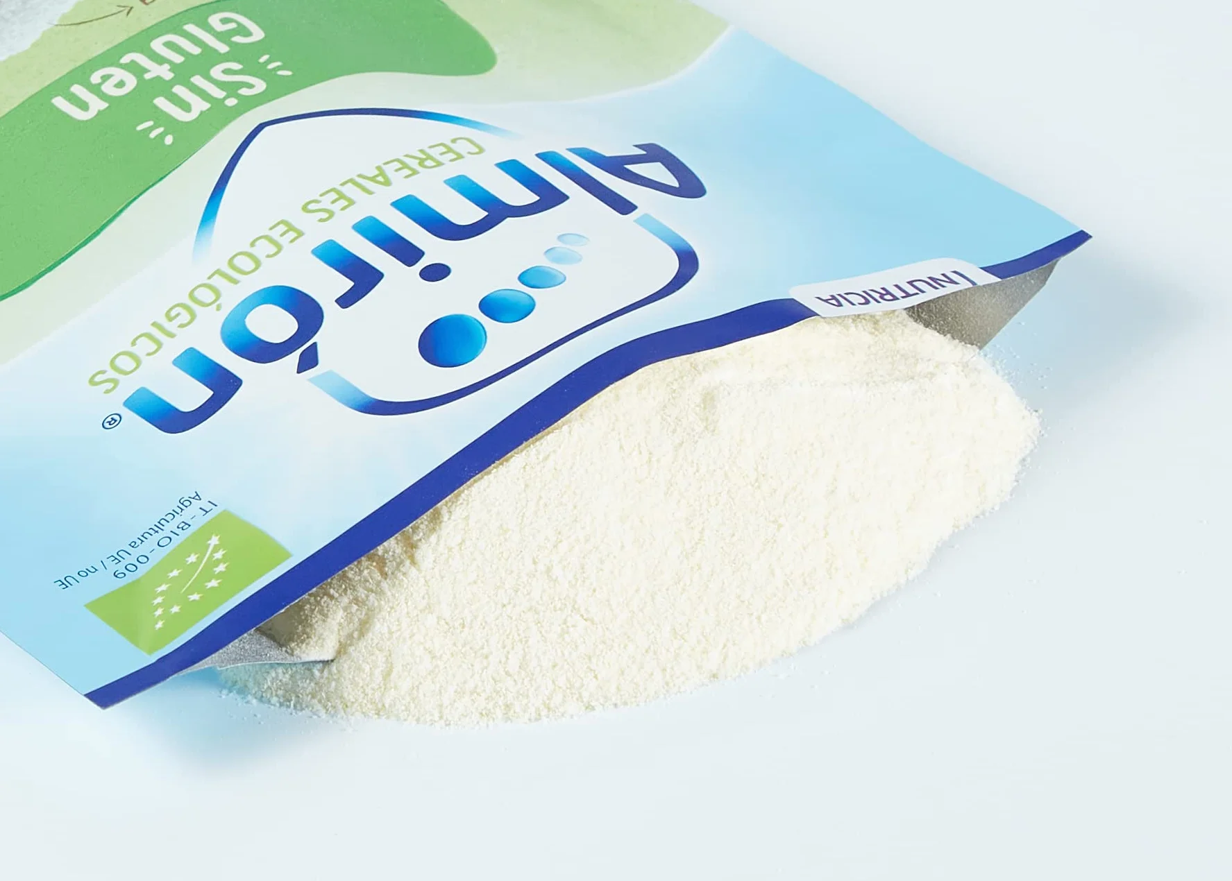 Almirón Cereales Ecológicos Sin Gluten. Pack Bolsas X200G-1.6Kg, 8 Unidades
