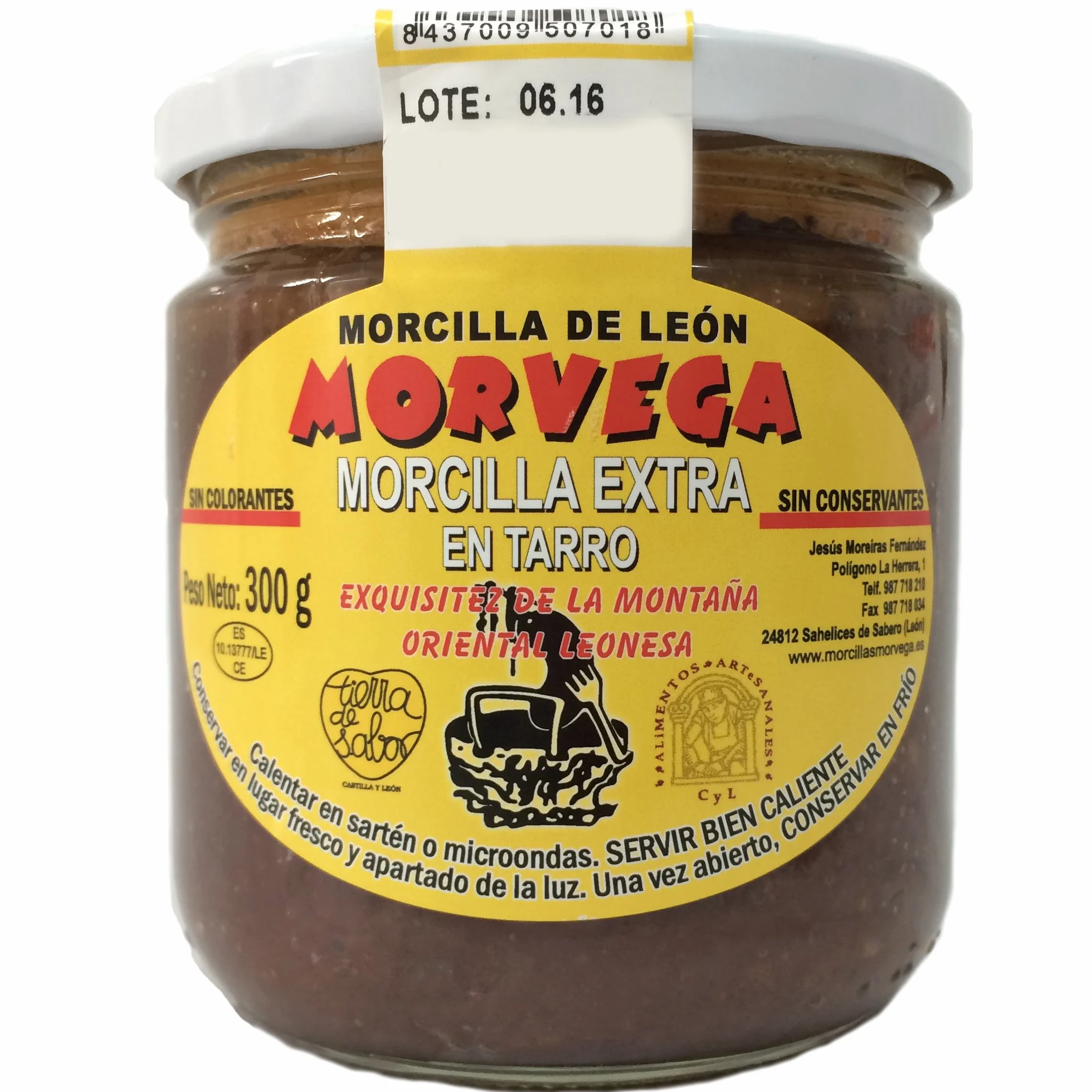 Morcilla en tarro Morvega